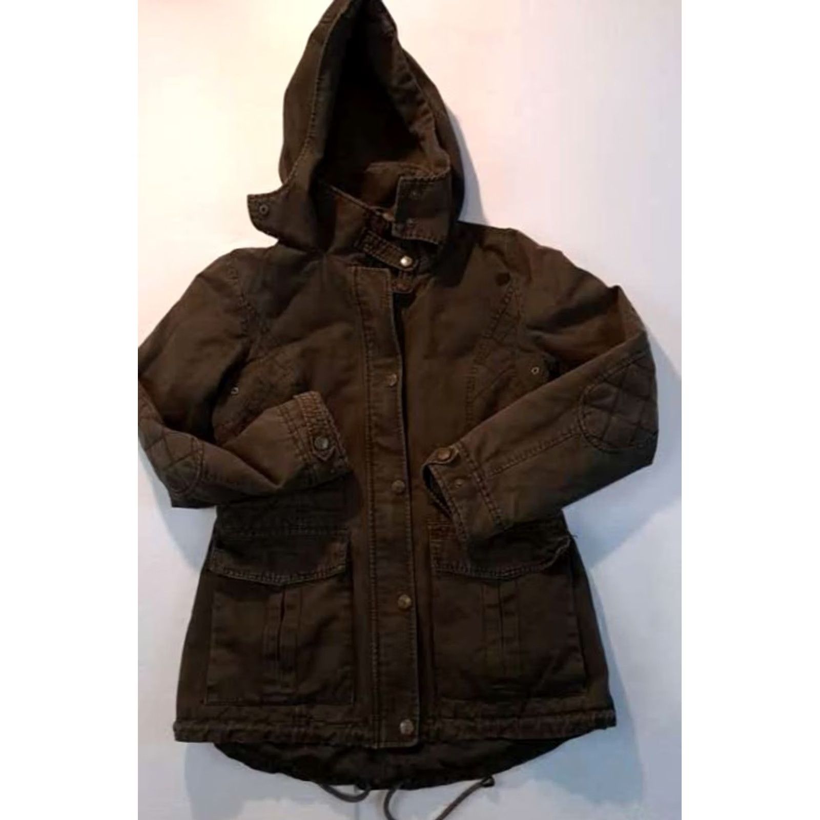 Guess Guess Insulated Heavy Denim Full Zip-Button Jacket - Womens Size Small Size S / US 4 / IT 40 - 4 Thumbnail