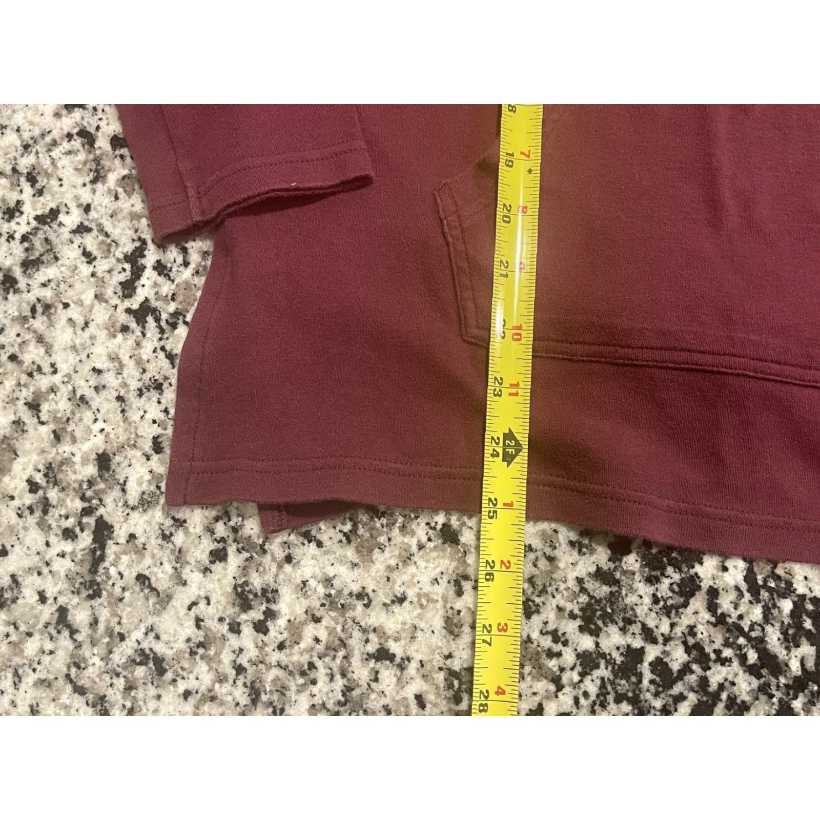 Vintage Pact Hoodie Mens Size XL Organic Cotton Red Pullover Sweatshirt Crew Neck Hooded Pockets Solid Vintage No Size US S / EU 44-46 / 1 - 2 Thumbnail