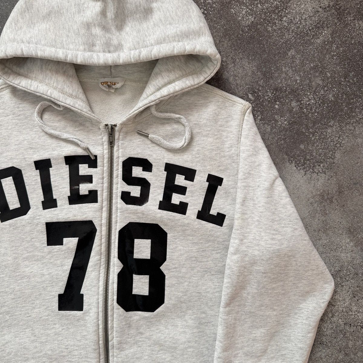 Diesel Diesel Vintage Y2K Big Logo Zip Hoodie Size US S / EU 44-46 / 1 - 4 Thumbnail