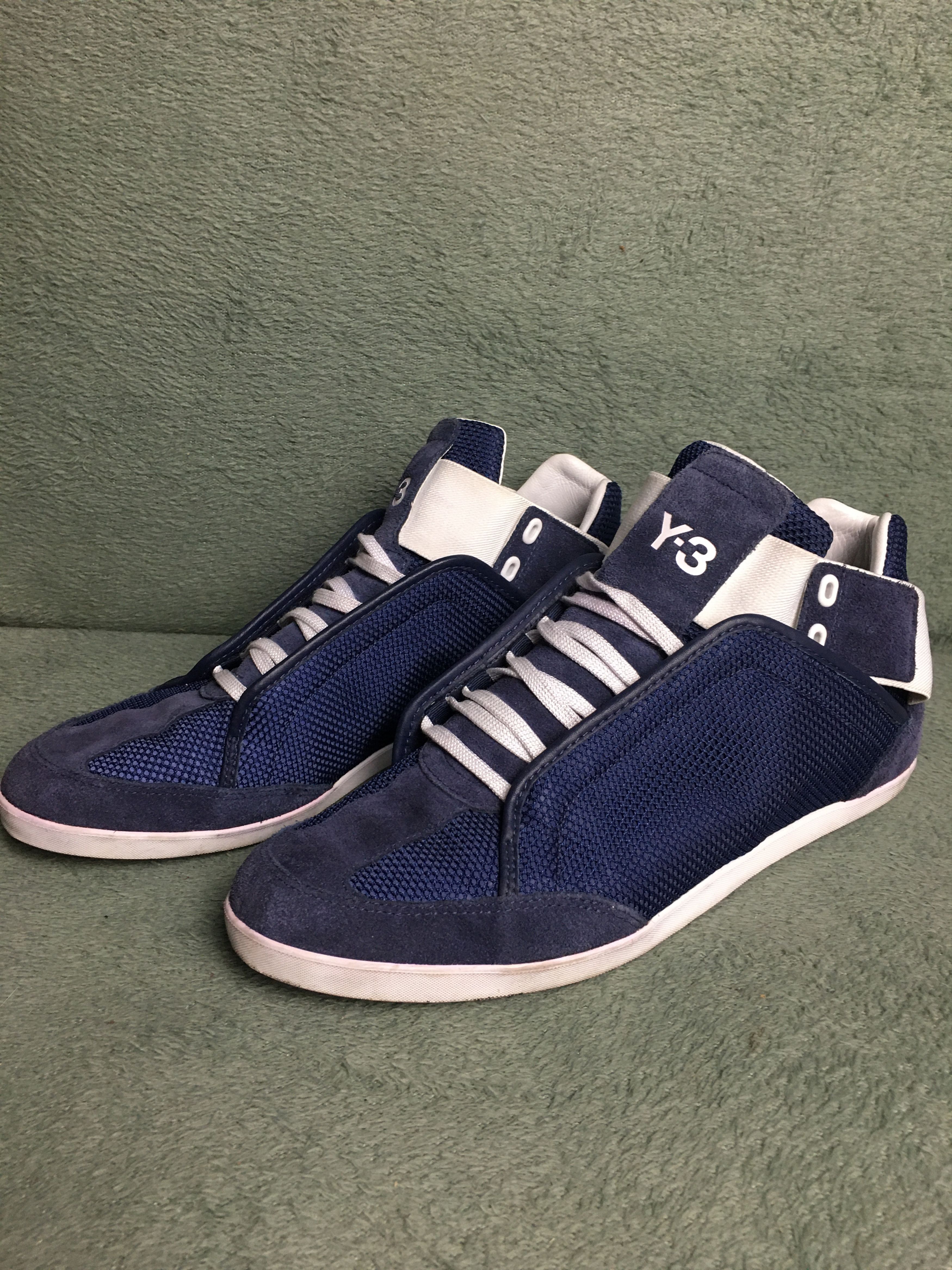 Adidas × Y-3 Adidas Y-3 Yohji Yamamoto Navy Mens Sneakers US 10 EU 43 Size US 10 / EU 43 - 4 Thumbnail