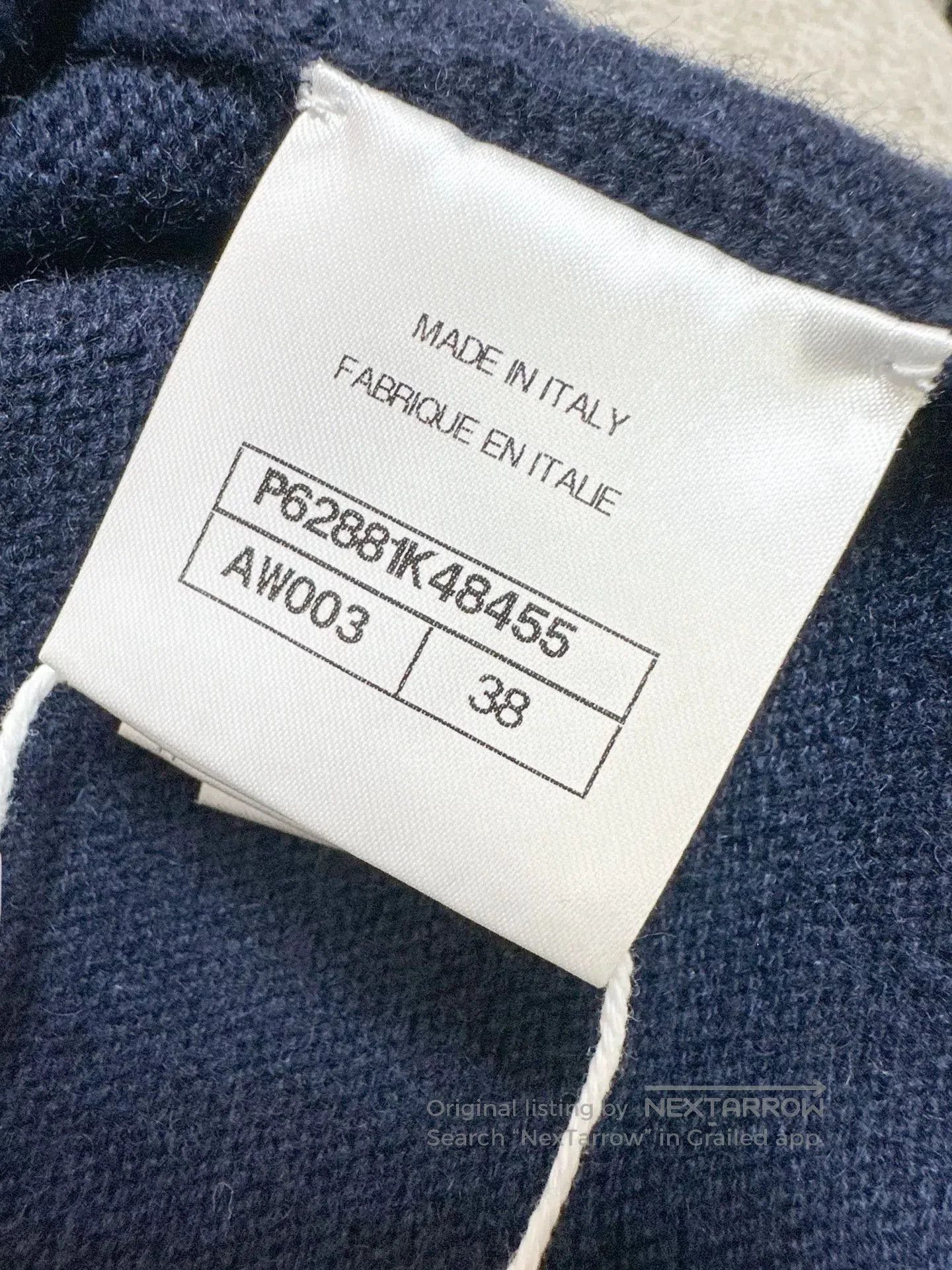 Chanel Chanel 20C Blue Knit Cold. Size US M / EU 48-50 / 2 - 6 Thumbnail