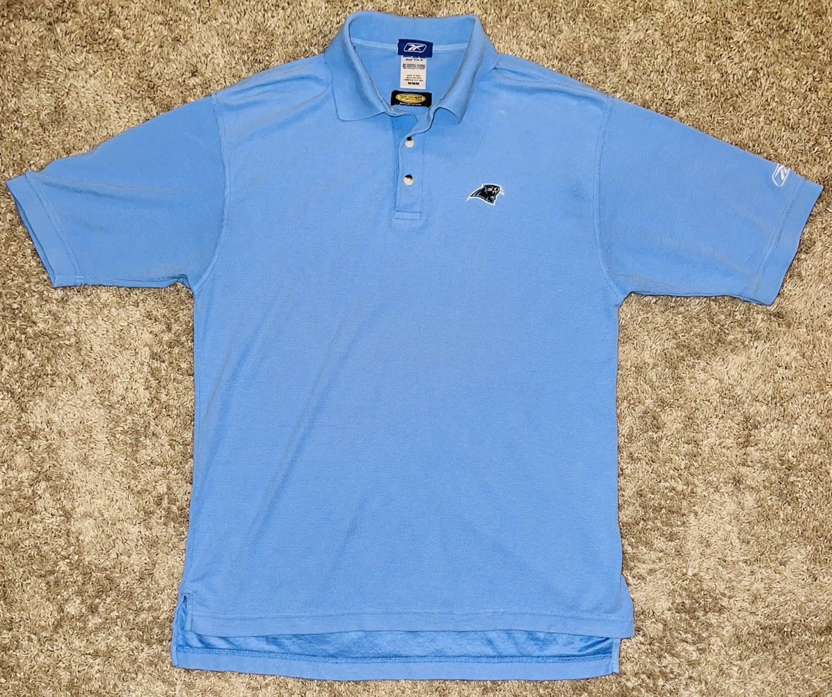 NFL × Reebok × Vintage Vintage Reebok Carolina Panthers Polo Size US M / EU 48-50 / 2 - 2 Thumbnail