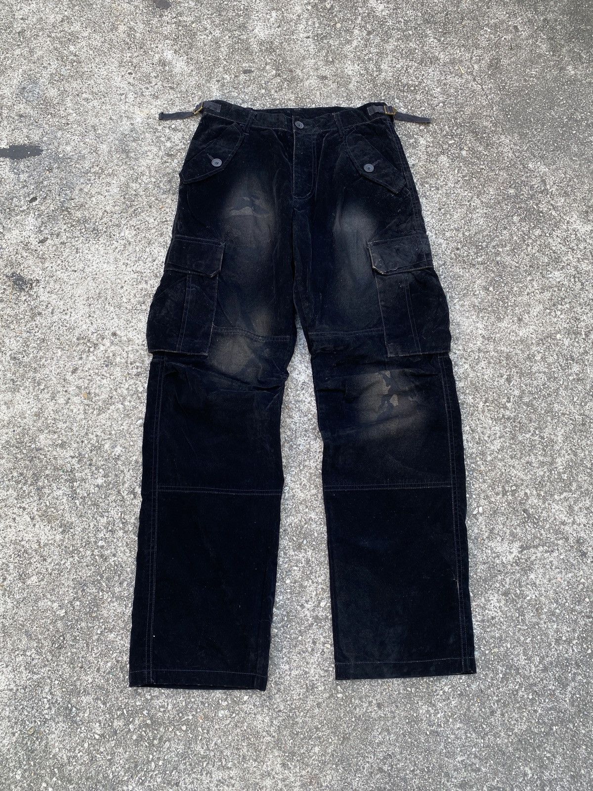 Japanese Brand Allix Design Japan Moleskin Tactical Cargo Pant Size US 29 - 2 Thumbnail