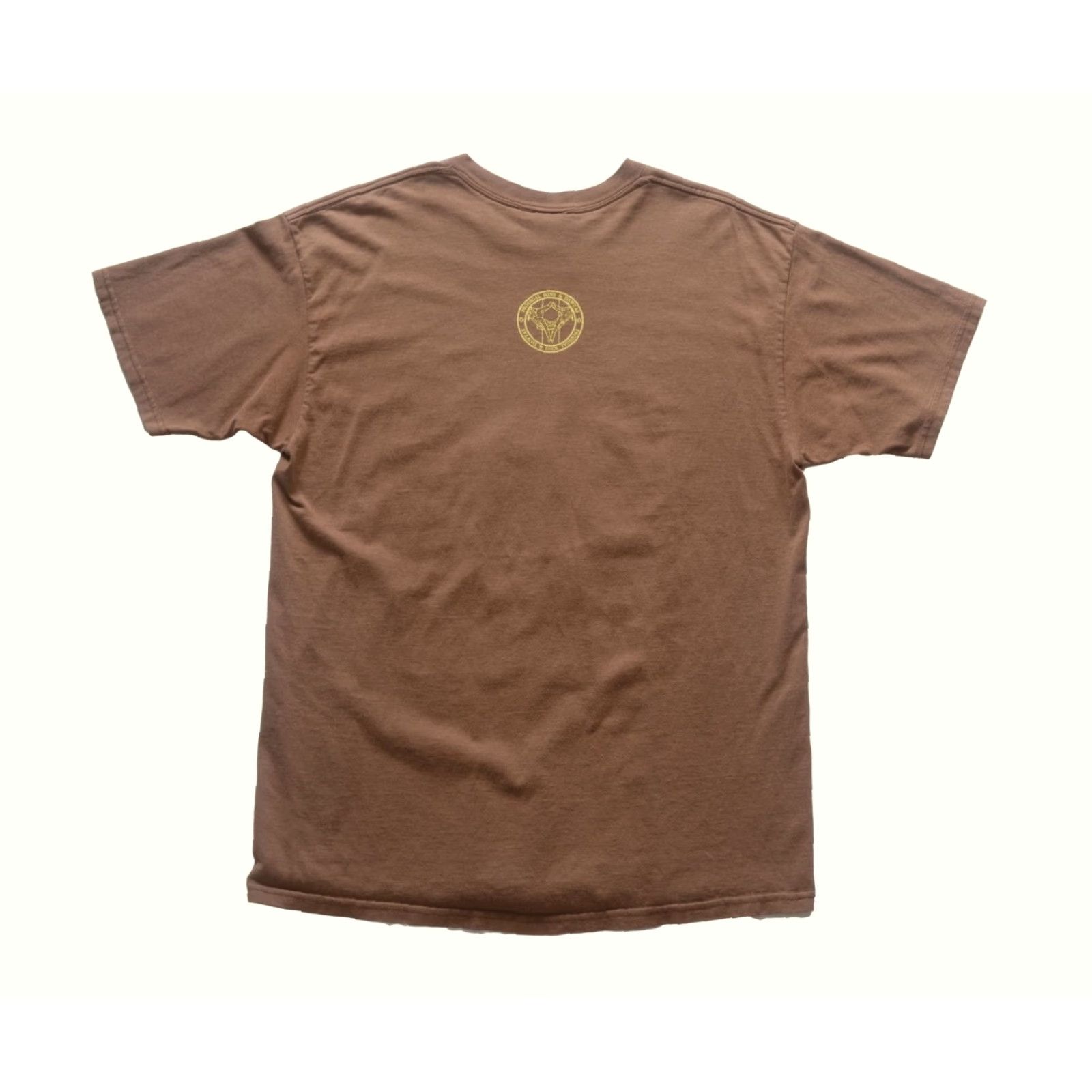 Anvil VINTAGE 90s RASTAFARIAN EMPEROR HAILE SELASSIE ANVIL 100% COTTON BROWN T-SHIRT XL Mens Size US XL / EU 56 / 4 - 3 Thumbnail