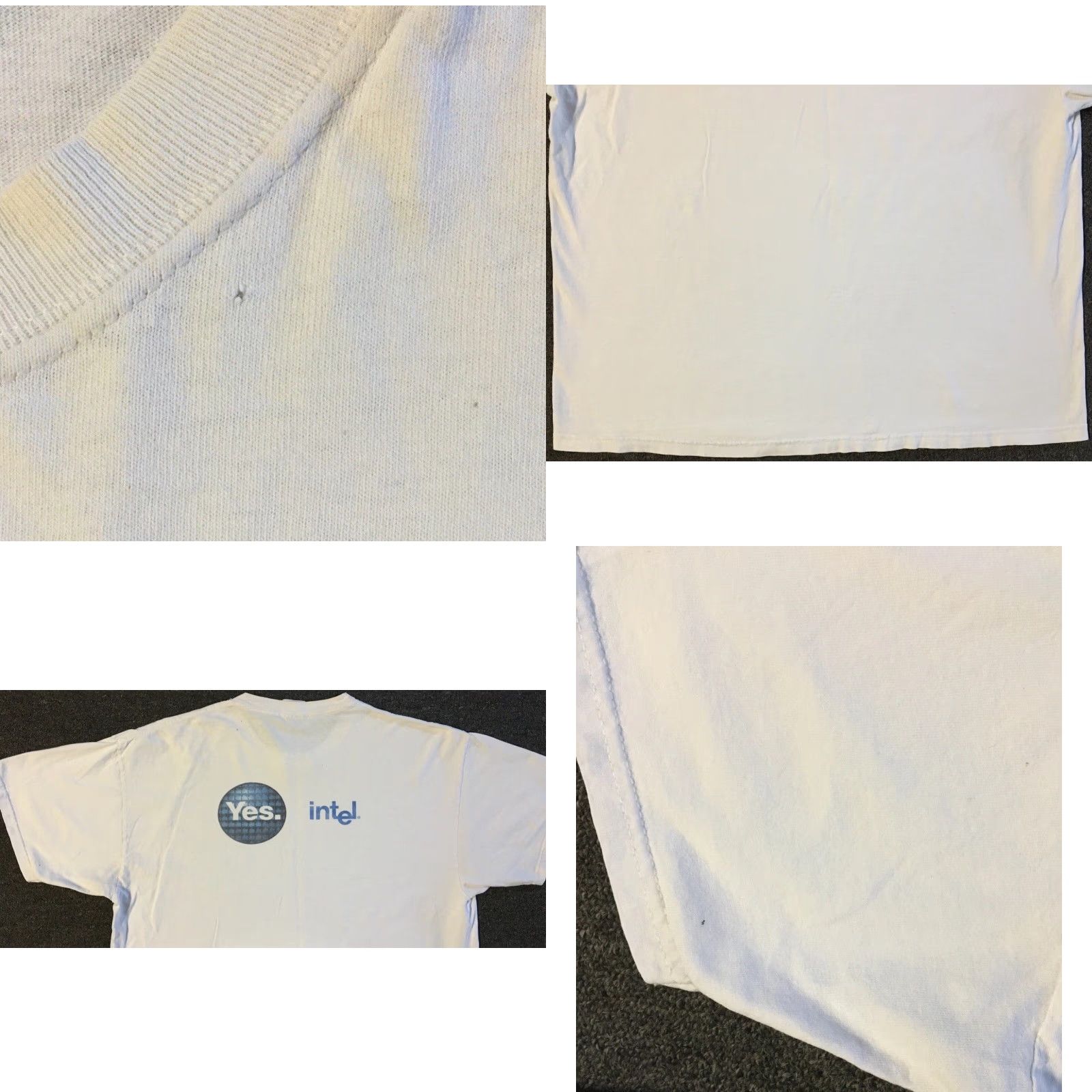 Apple Vtg Intel Faded Distress Software Promo Shirt L XL Internet Apple Grunge 90s Y2K Size US L / EU 52-54 / 3 - 9 Thumbnail