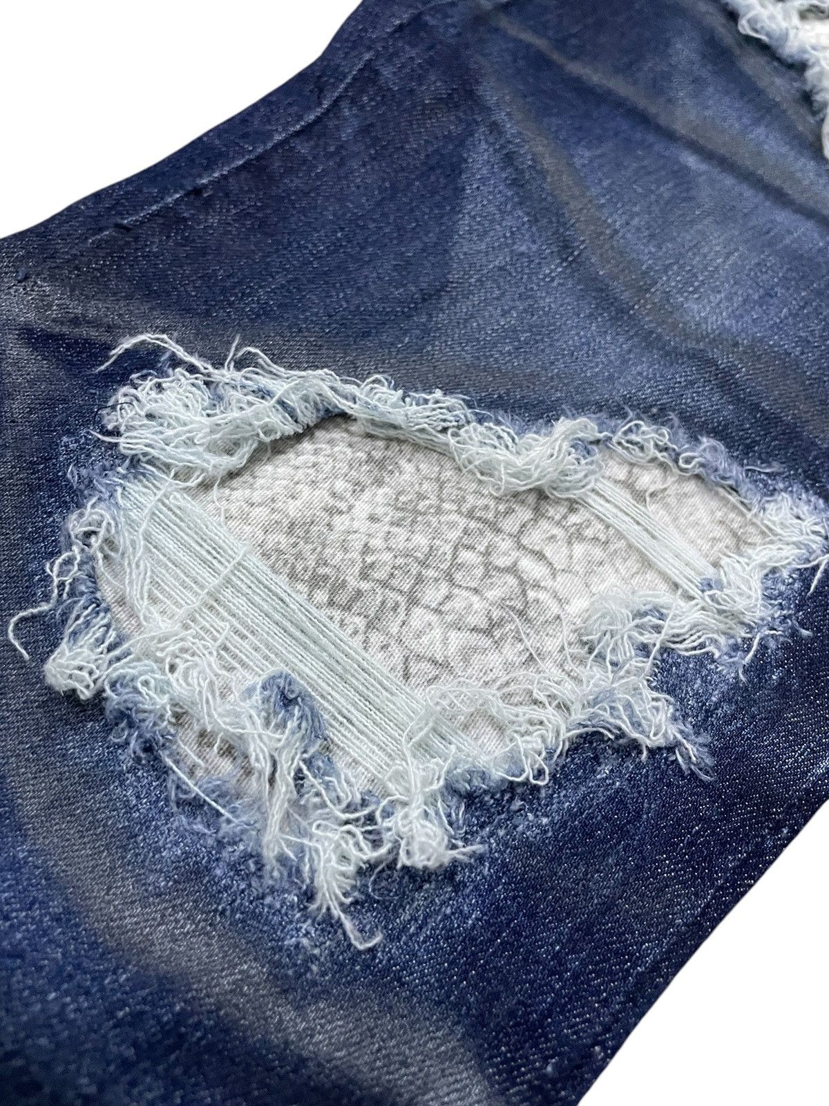 If Six Was Nine × semanticdesign Semantic Design Snake Shedding Skin Stud Flare Stacked Jeans Size US 30 / EU 46 - 10 Thumbnail