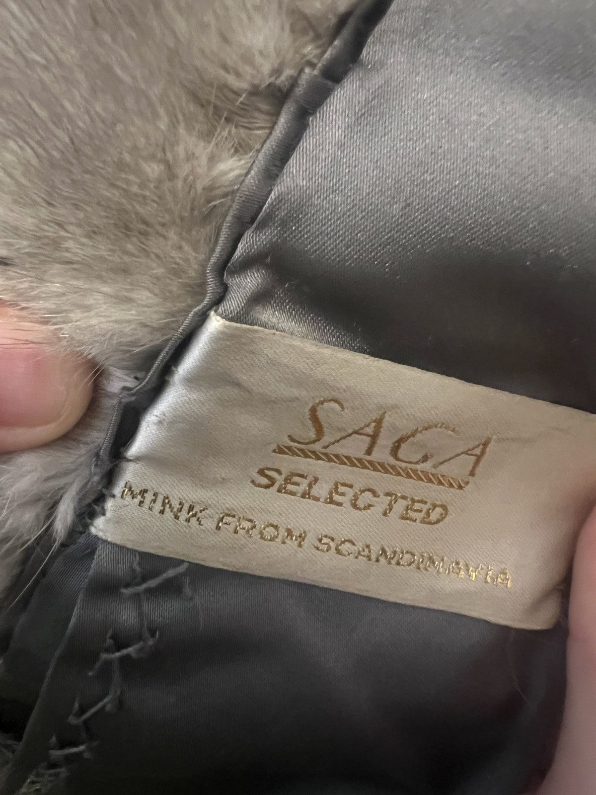 Sagafurs Gold Saga selected Luxury Mink Coat Very Rare Vintage 00s Size M / US 6-8 / IT 42-44 - 17 Thumbnail