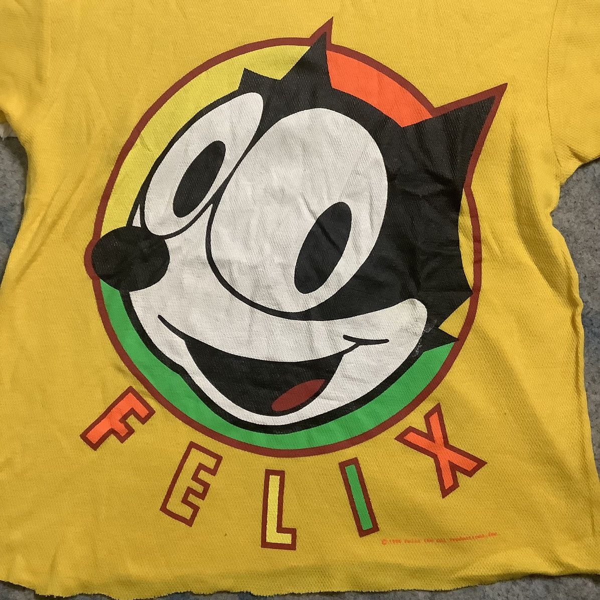 Cartoon Network × Felix × Vintage Felix The Cat Vintage Distressed Tee 1988 Size US M / EU 48-50 / 2 - 3 Thumbnail