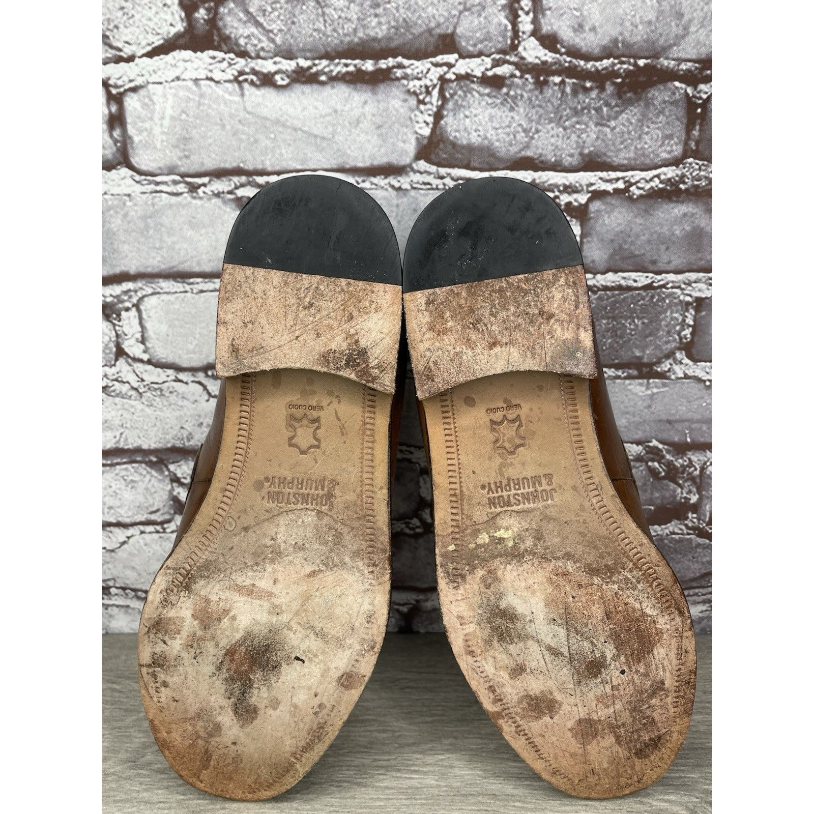 Johnston & Murphy Johnston & Murphy Brown Leather Tassel Loafers Dress Shoes M Size US 11.5 / EU 44-45 - 24 Thumbnail