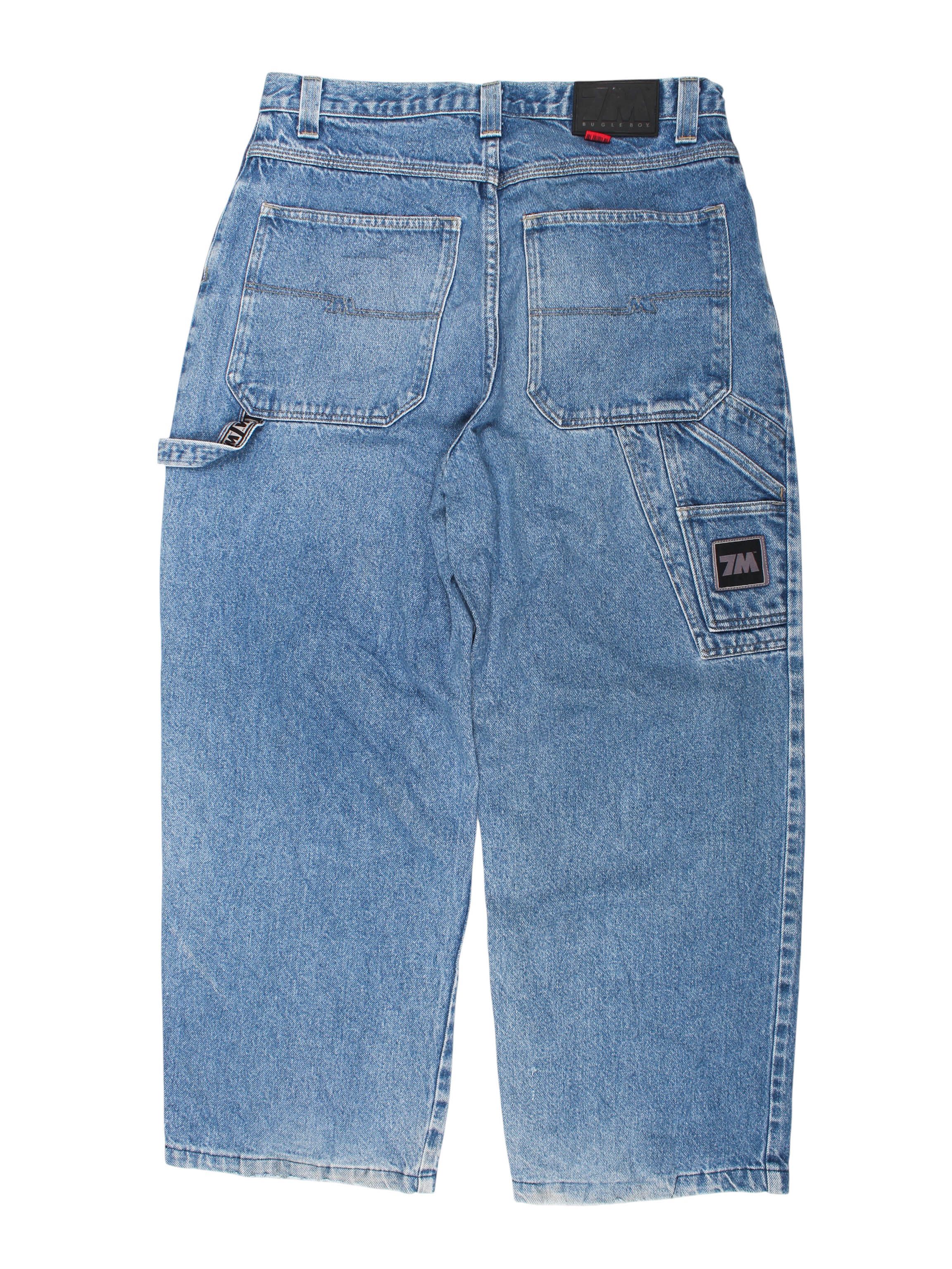 Jean Vintage Baggy Carpenter Jeans 90s Size US 32 / EU 48 - 1 Thumbnail