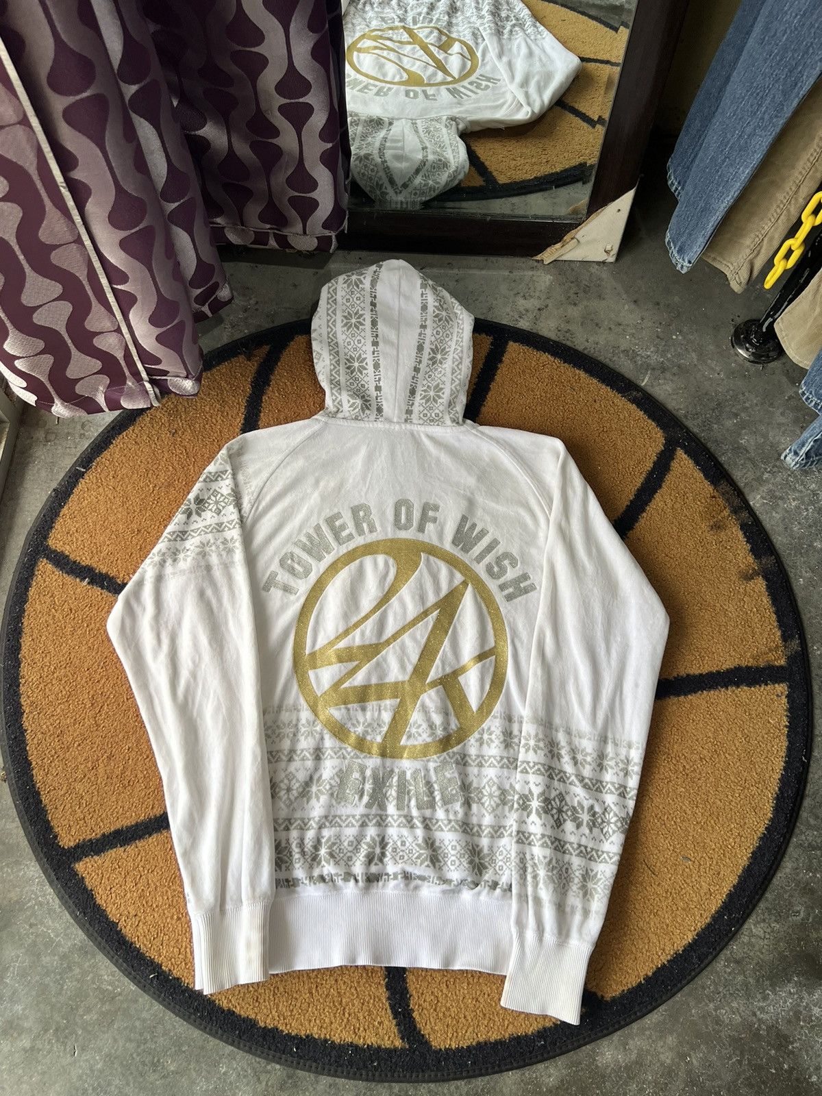 Japanese Brand 🔥Rare 24 Karats Exile Tower of Wish Zipper Hoodie Size US M / EU 48-50 / 2 - 1 Thumbnail
