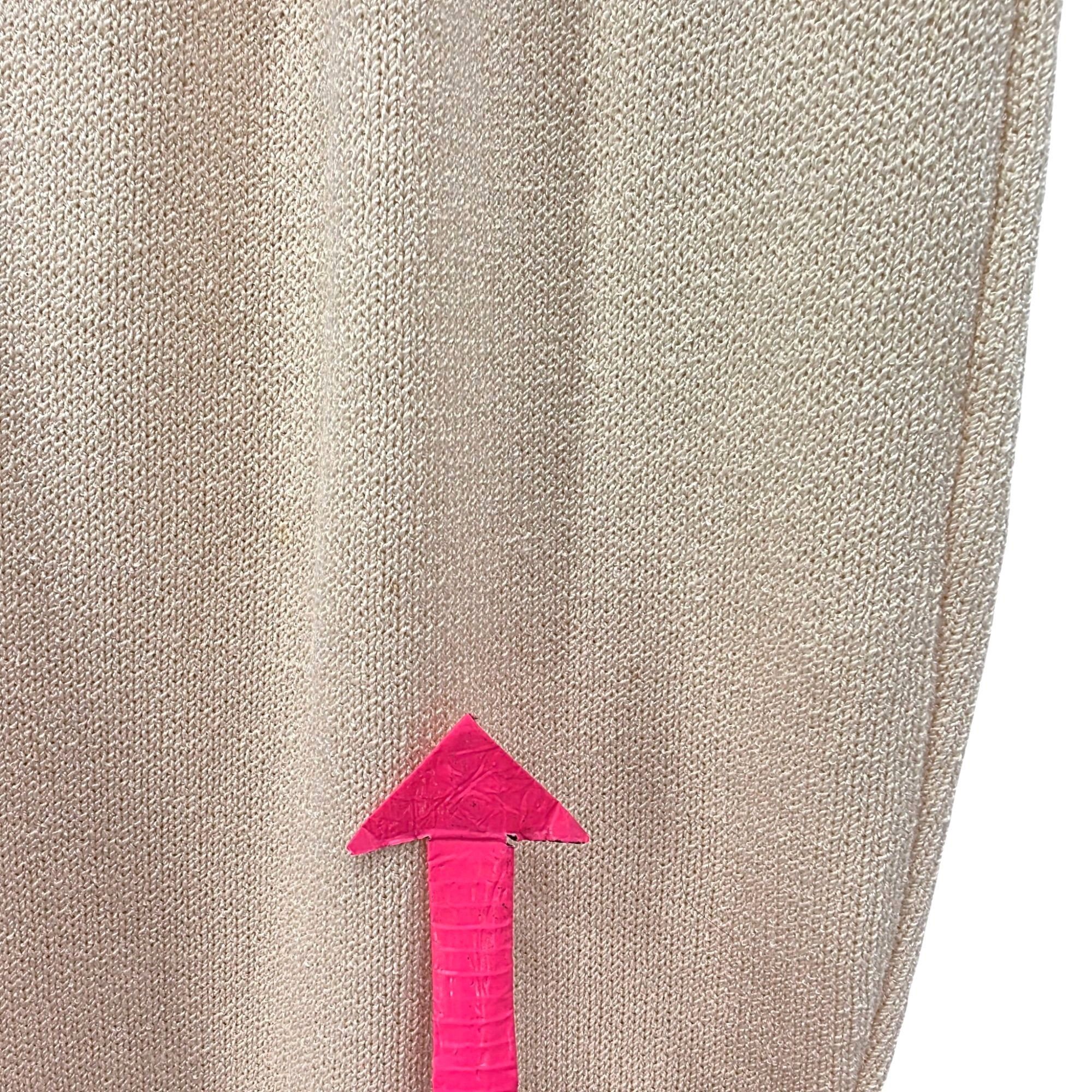 St. John Vintage St. John Basics Womens 14 Pants Ivory Santana Knit Size 36" / US 14 / IT 50 - 5 Thumbnail