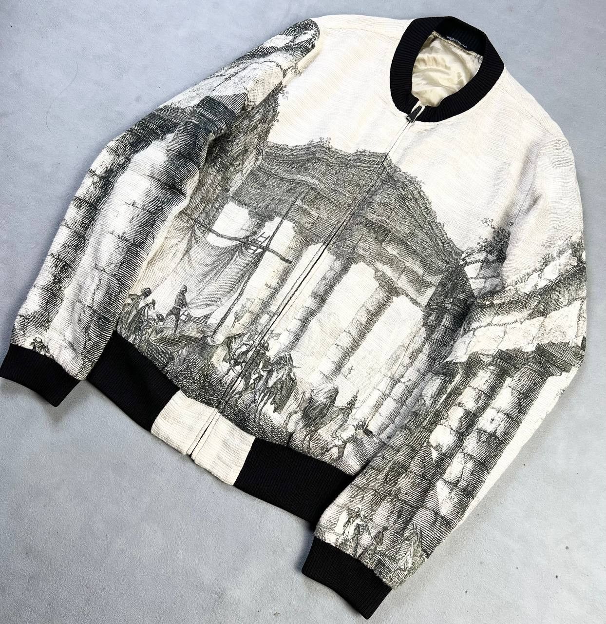 Dolce & Gabbana Dolce&Gabbana Roman Bomber Runway S/S 14 Size US S / EU 44-46 / 1 - 1 Thumbnail