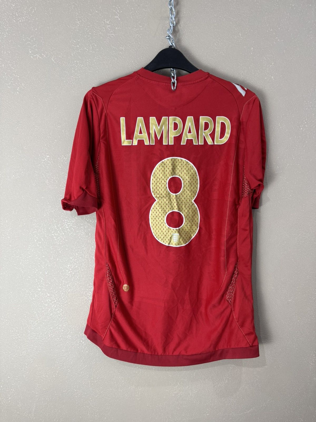 Umbro Lampard 2006 2008 England soccer jersey vintage umbro tee Size US S / EU 44-46 / 1 - 2 Thumbnail