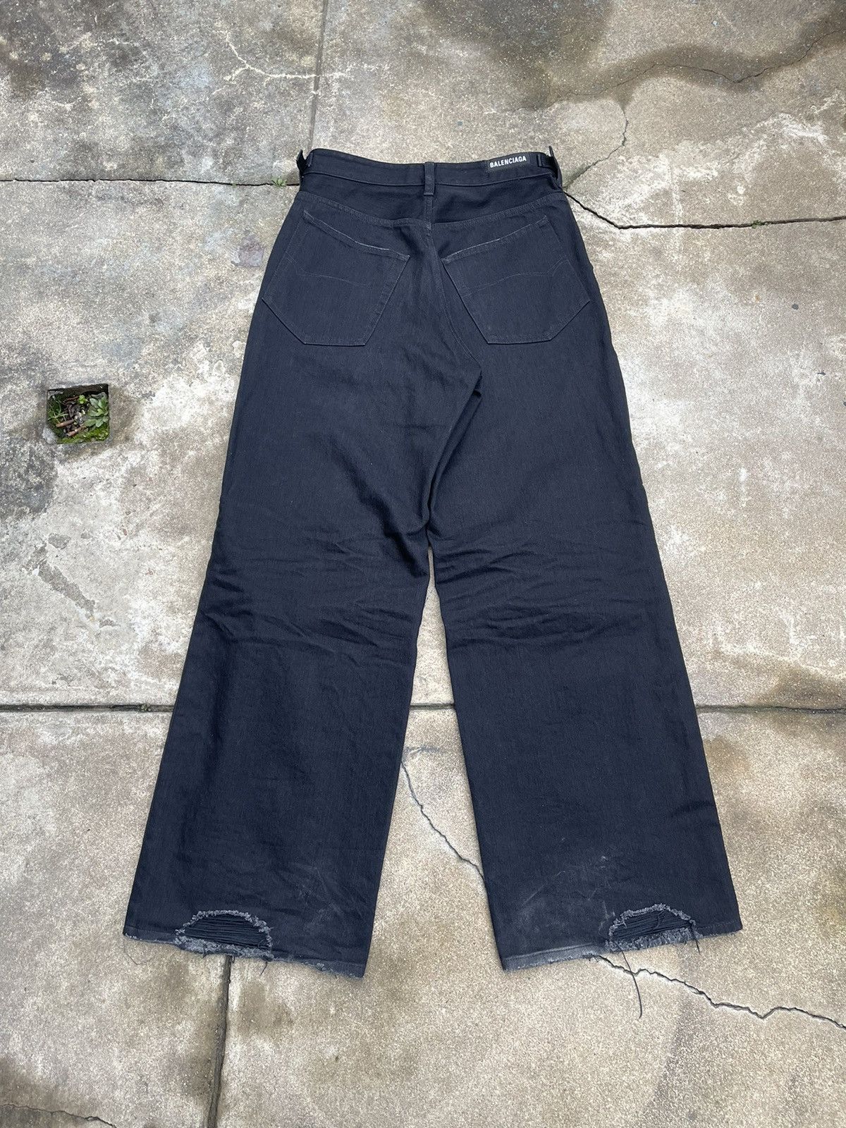 Balenciaga SS22 Hybrid Denim Cargo Pants Size US 32 / EU 48 - 4 Thumbnail