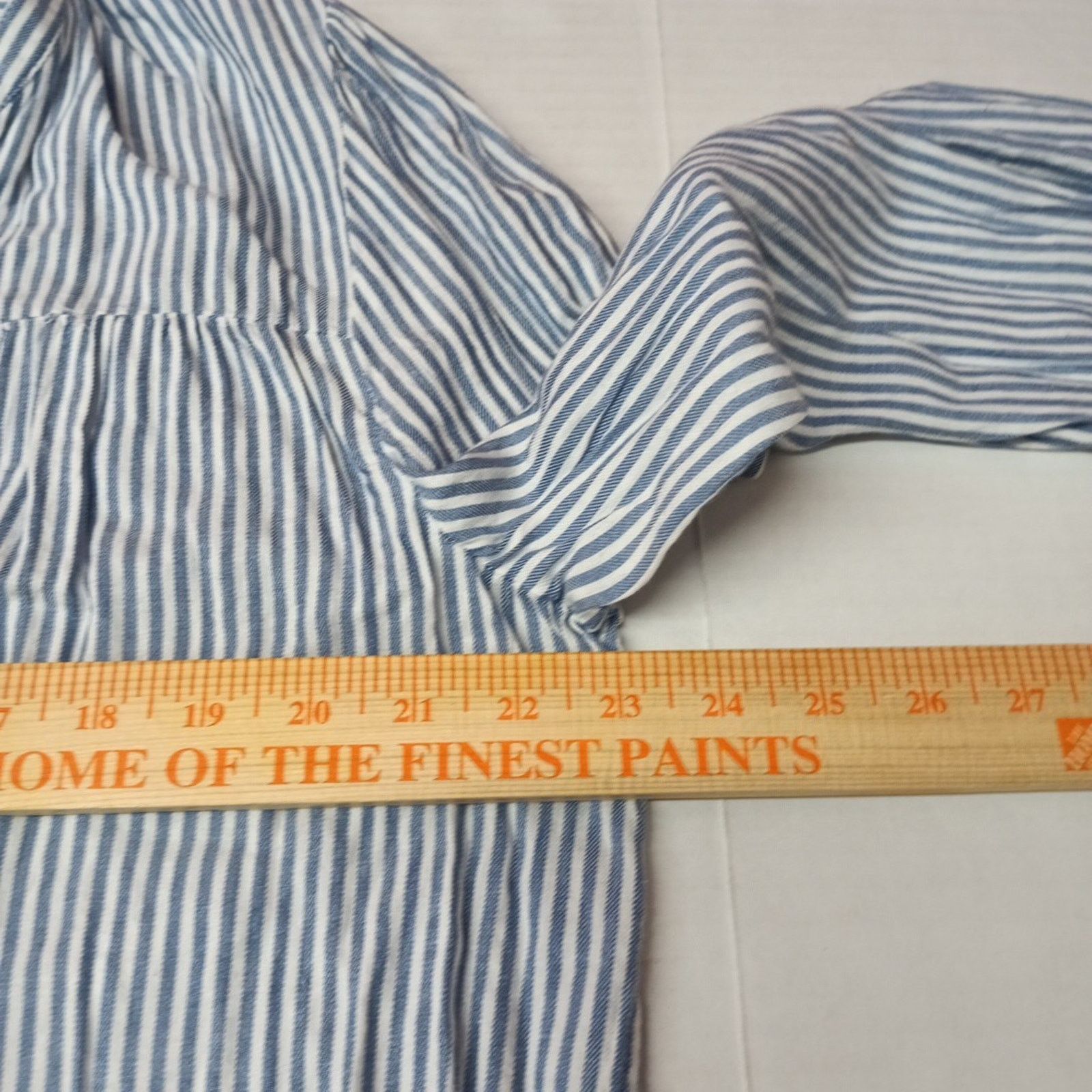 Old Navy Old Navy Tunic Button Up Shirt Women’s XL Blue White Striped Size XL / US 12-14 / IT 48-50 - 5 Thumbnail