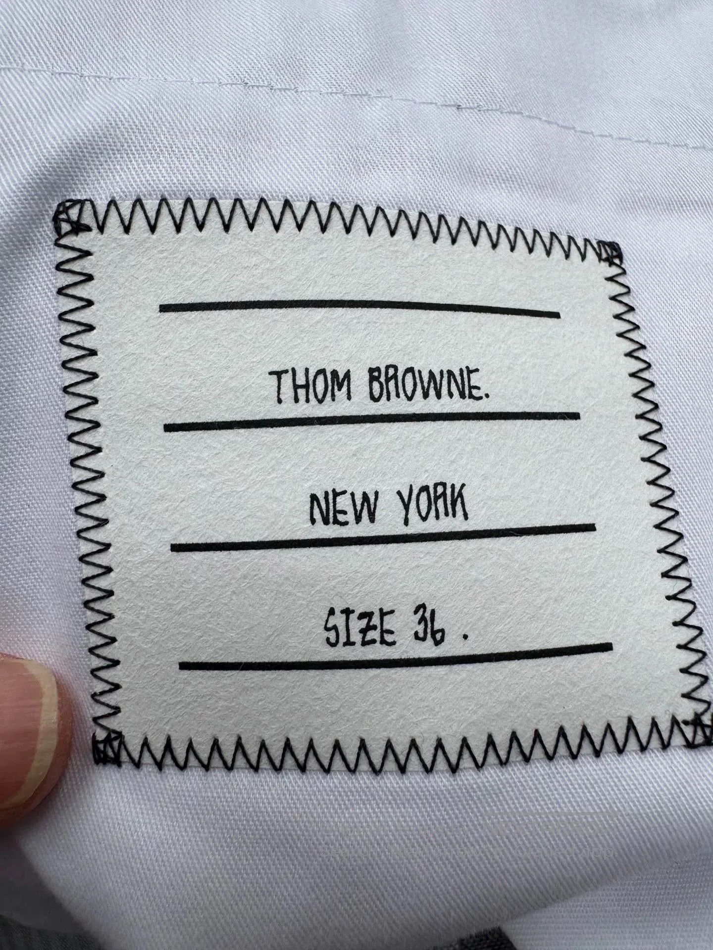 Thom Browne Thom Browne High-Waist Striped Shorts. Size 35" - 5 Thumbnail
