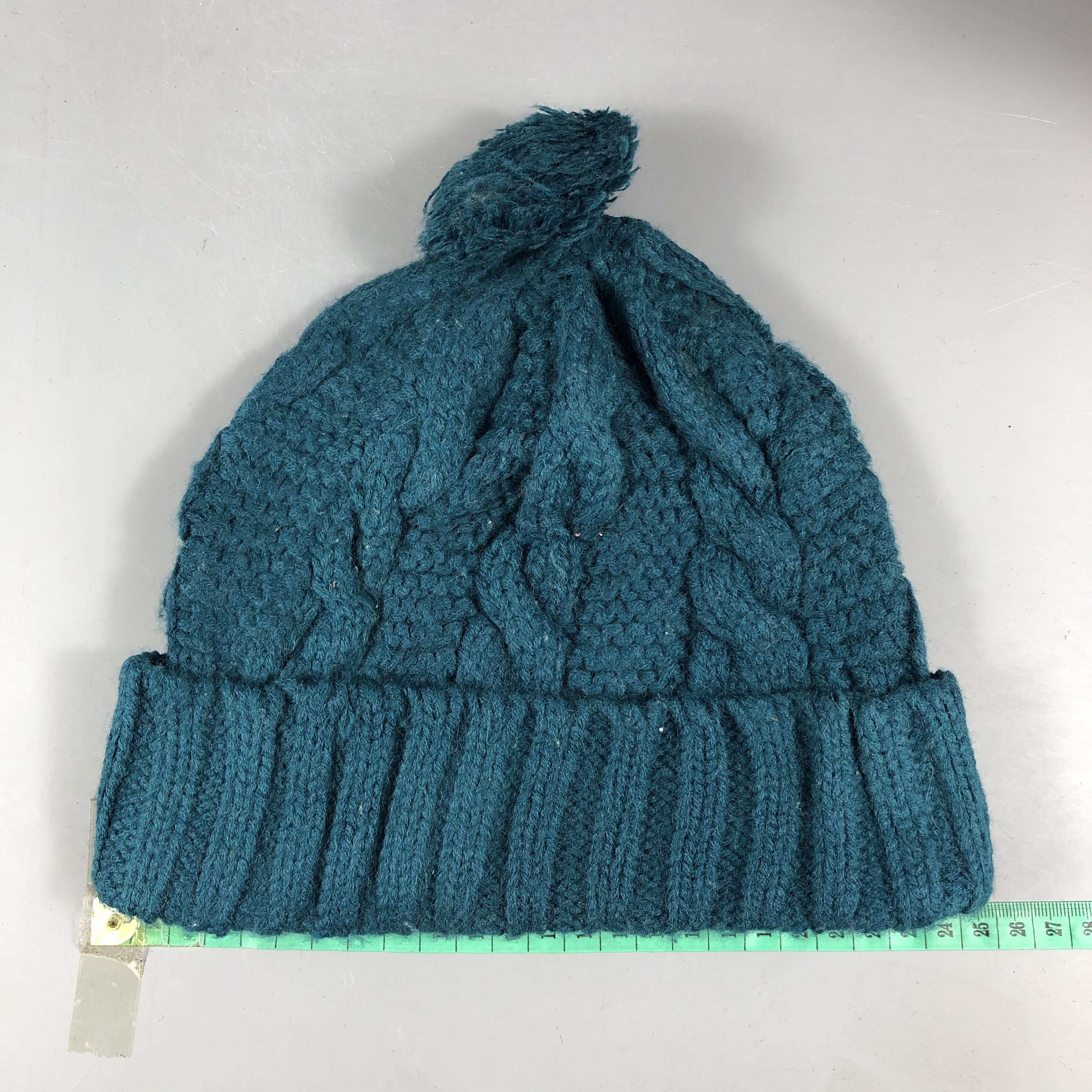 Japanese Brand Cable Knit Plain Beanie Size ONE SIZE - 3 Thumbnail