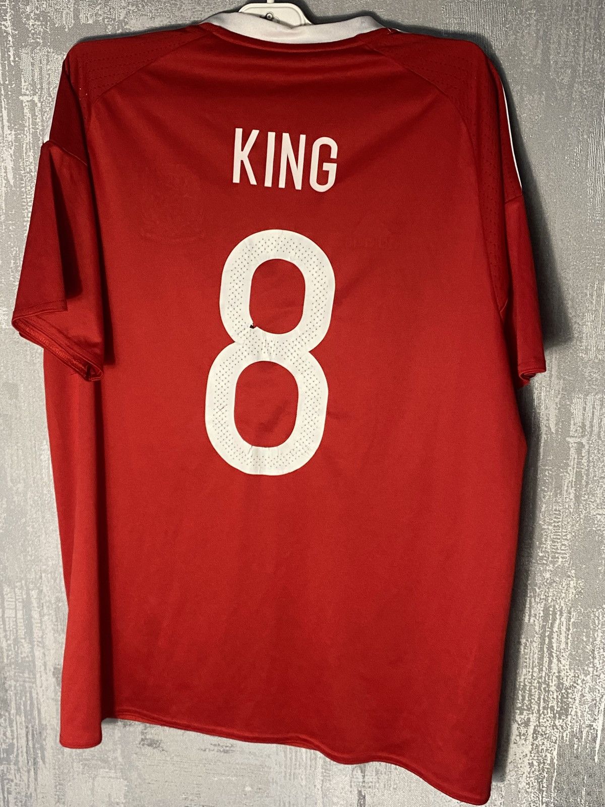 Adidas × Vintage Vintage Wales Adidas Soccer Jersey 2016 #8 King Size US L / EU 52-54 / 3 - 2 Thumbnail