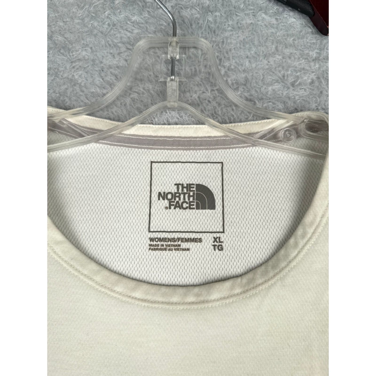 The North Face The North Face Women's Shirt XL Ivory Short Sleeve Cropped T-Shirt Cotton Blend Casual Sports Size XL / US 12-14 / IT 48-50 - 6 Thumbnail