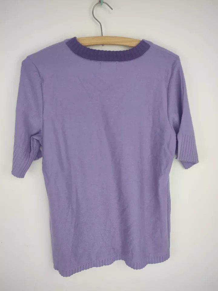 Vintage OLEANA Norway Silk & Merino Wool top t-shirt size M Size M / US 6-8 / IT 42-44 - 11 Thumbnail