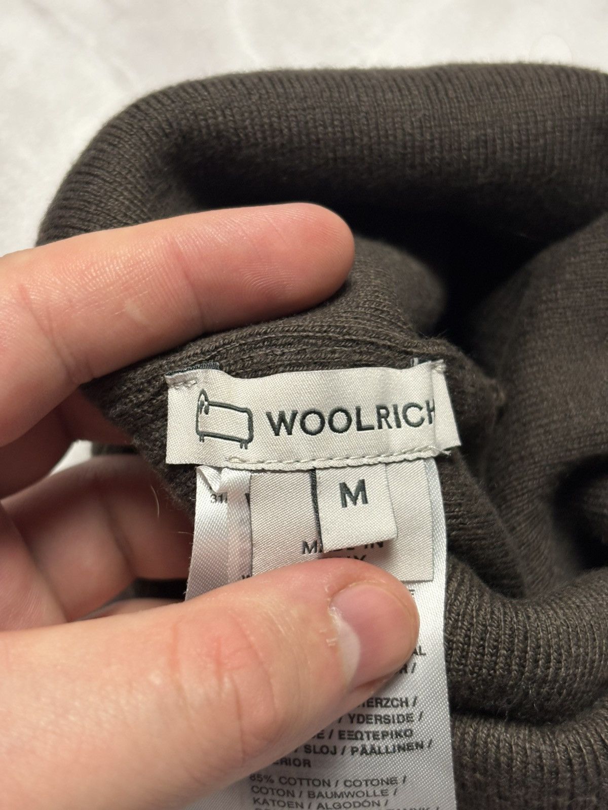Woolrich Woolen Mills Woolrich Cotton Wool Beanie Hat Embroidered Logo Mens M Size ONE SIZE - 7 Thumbnail