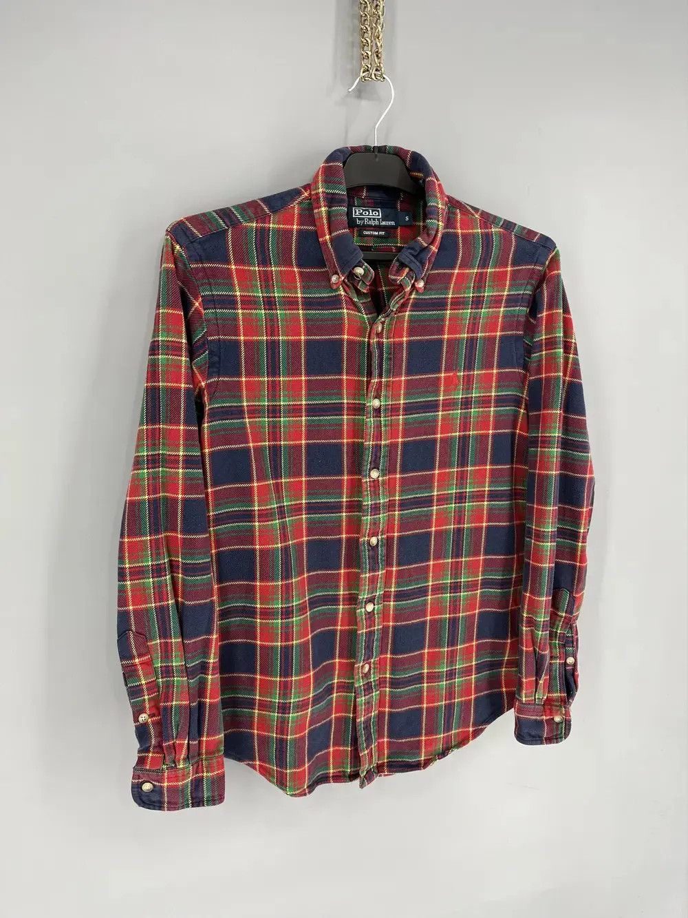 Polo Ralph Lauren Vintage Flannel Polo Raplh Lauren Plaid Shirt Travis style Size US S / EU 44-46 / 1 - 2 Thumbnail