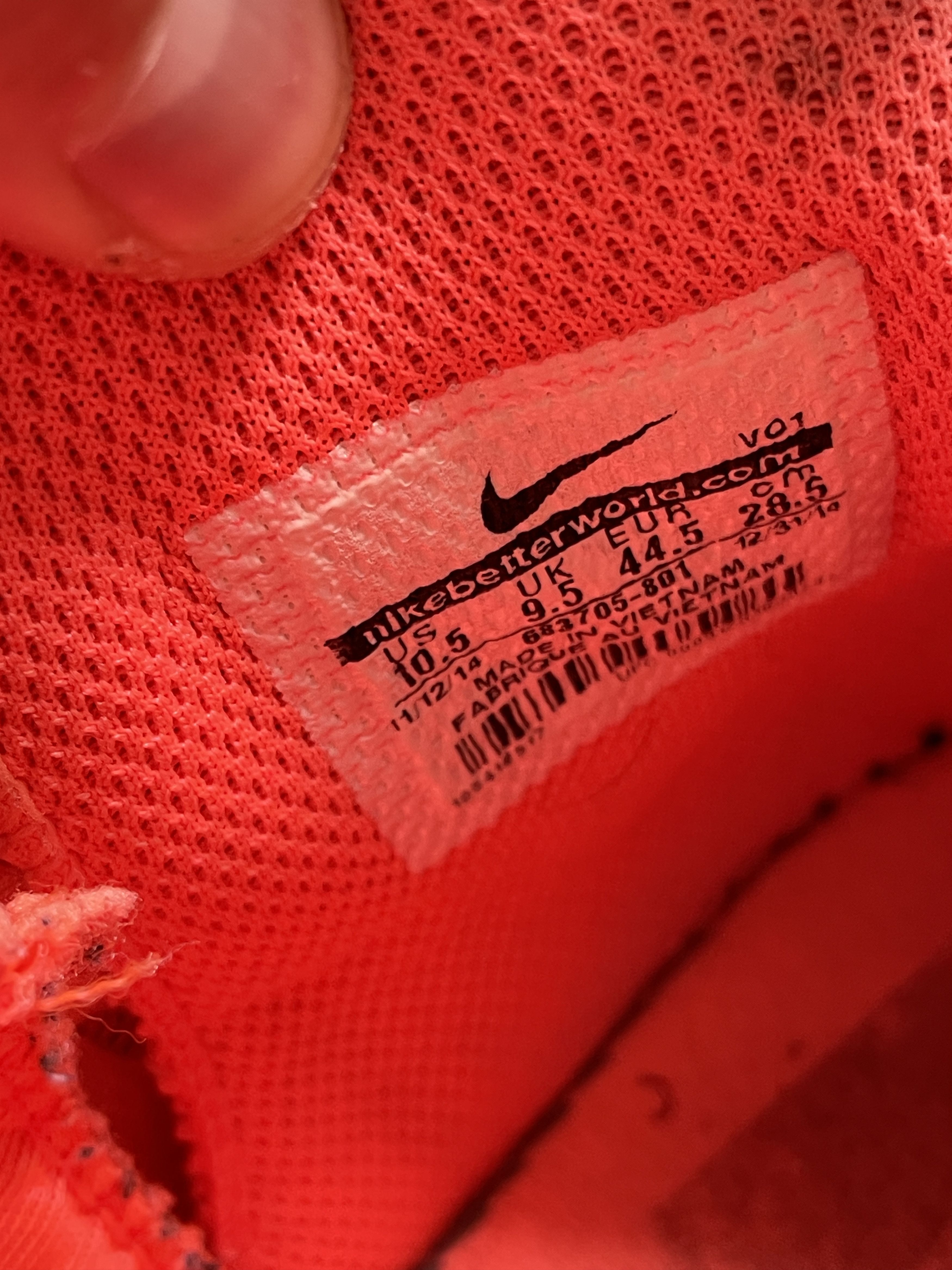 Nike NIKE PRIME HYPE DF INFRARED BASKETBALL HIGH TOP SNEAKERS Size US 10.5 / EU 43-44 - 9 Thumbnail