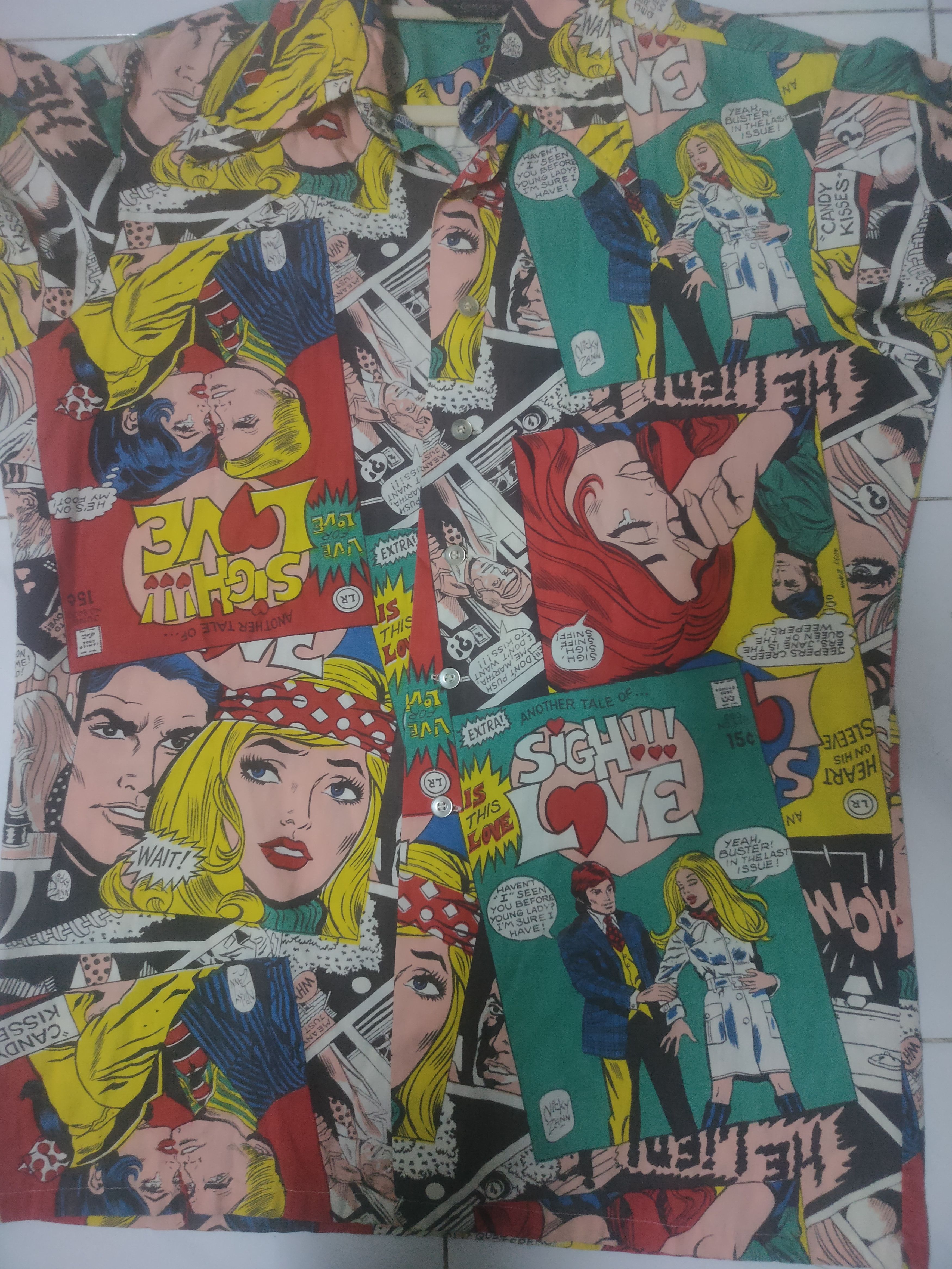 Cartoon Network × DC Comics × Vintage Vintage 70s nicky Zane comic over print Size 38L - 6 Thumbnail