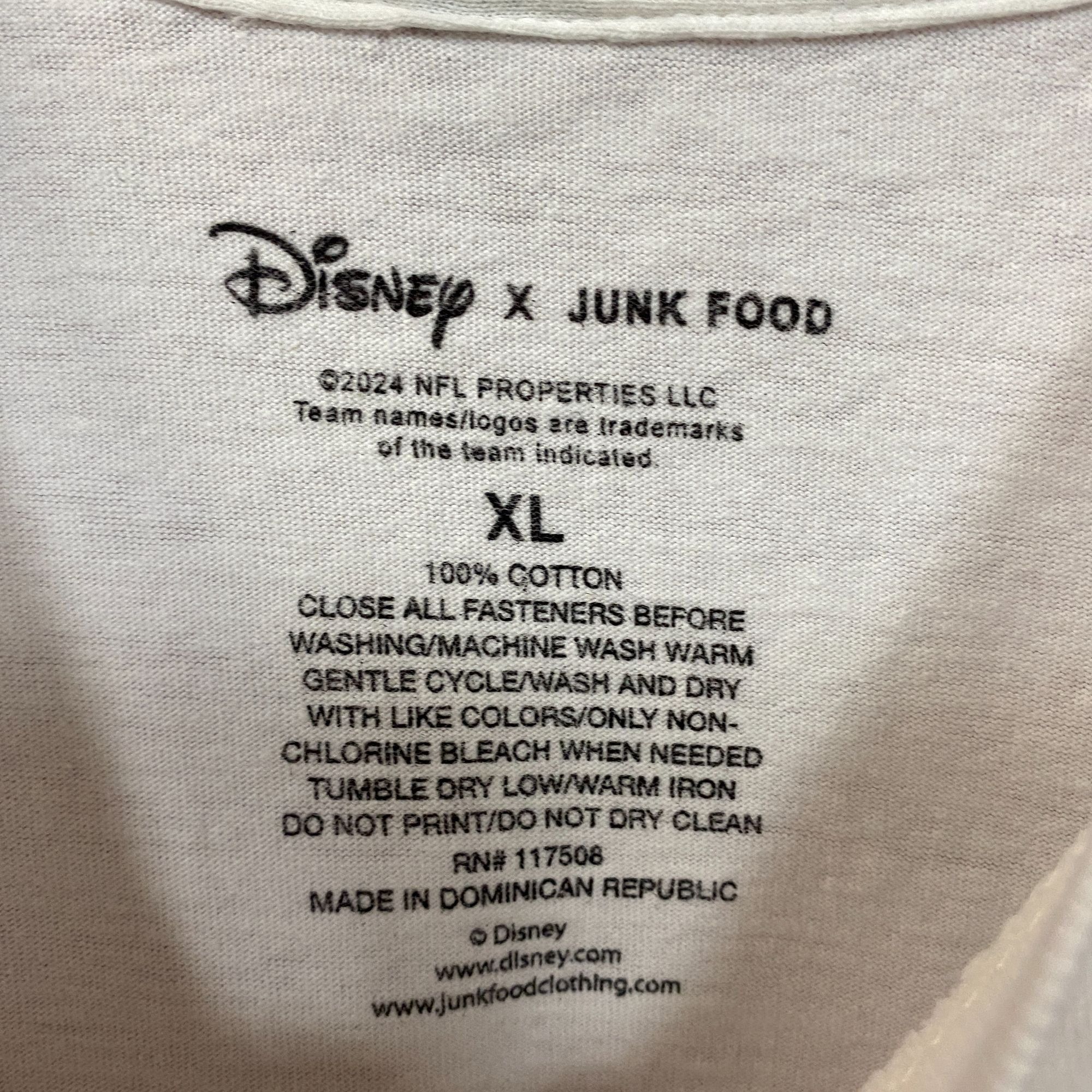 Junk Food Disney x Junk Food NFL Kansas City Chiefs Mickey Mouse Field Size US XL / EU 56 / 4 - 4 Thumbnail