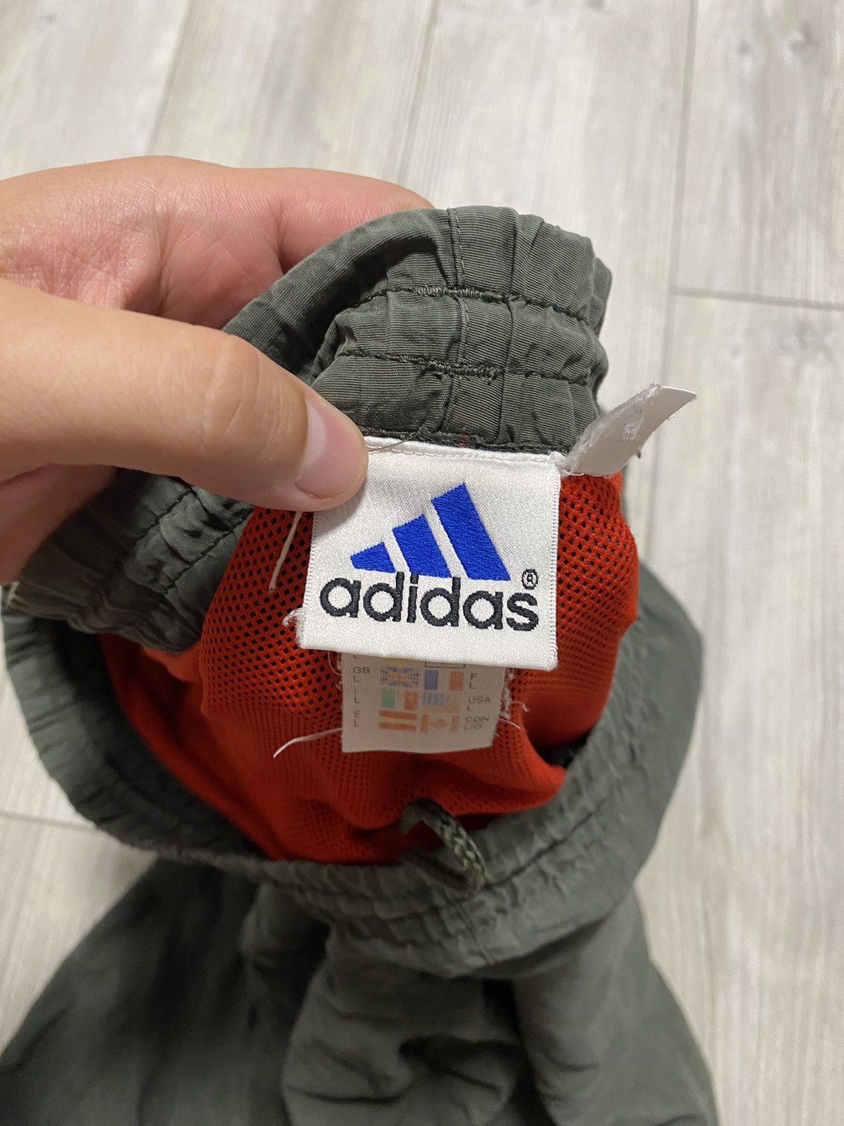 Adidas × Vintage Vintage Adidas Drill Pants Baggy Fit Wide Leg Cargo Y2K Size US 34 / EU 50 - 7 Thumbnail