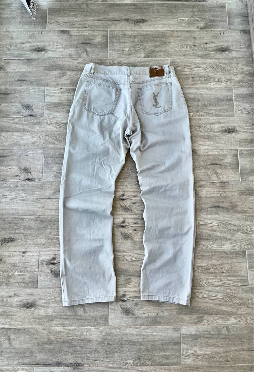 Yves Saint Laurent 38x34 YSL Jeans Denim Pants Blue Vintage