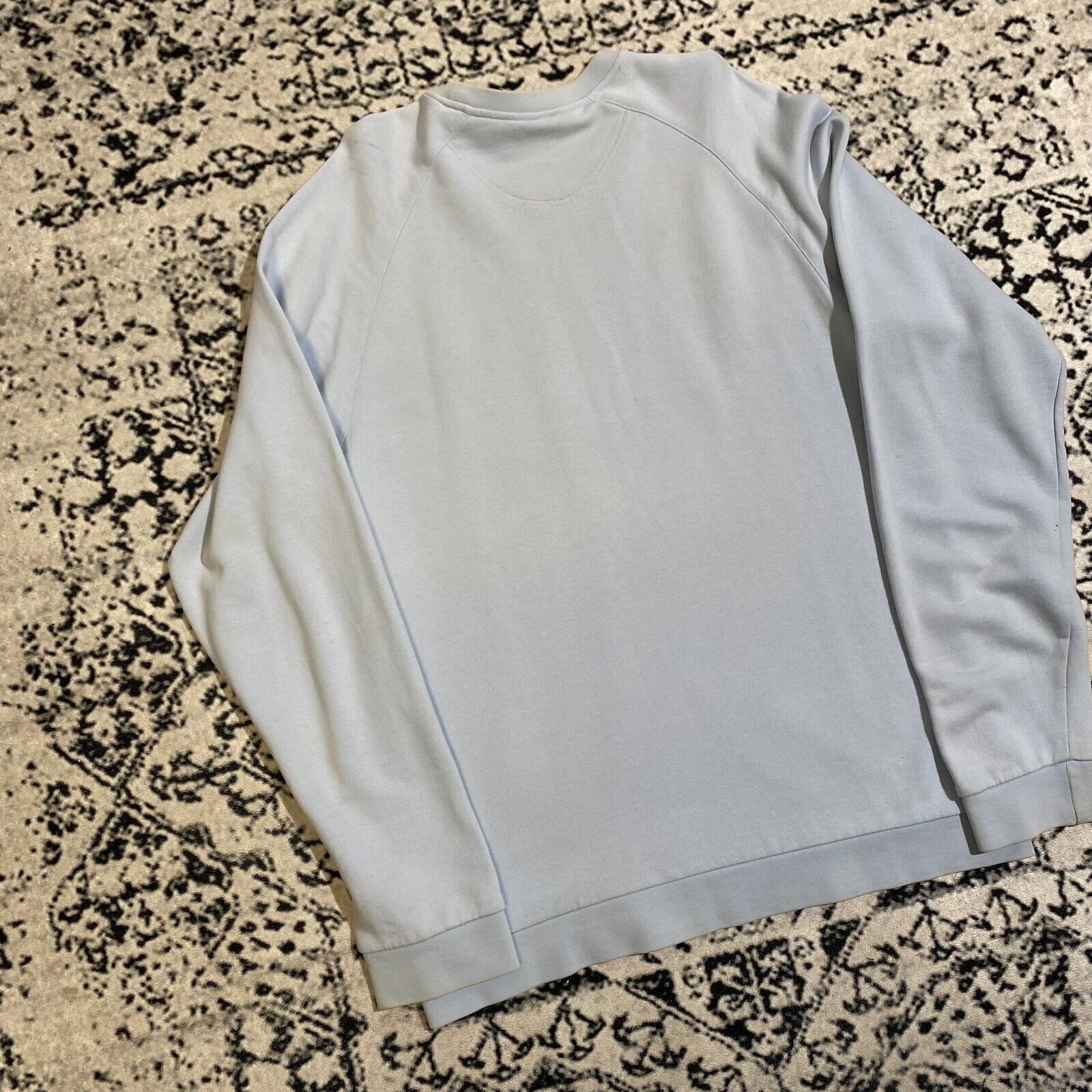 Adidas × Vintage Adidas Baby Blue Cotton Crewneck Size L 90s Faded Washed Size US L / EU 52-54 / 3 - 12 Thumbnail