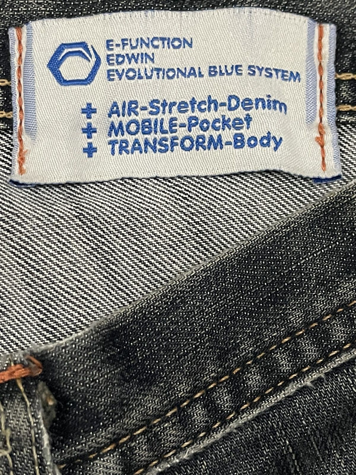Edwin Vintage Edwin E-Function Faded Wash Style Jeans Size US 32 / EU 48 - 7 Thumbnail