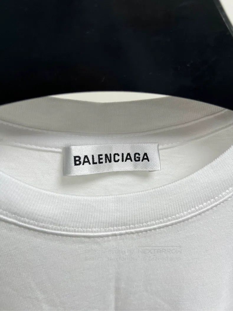 Balenciaga Balenciaga Small Logo White Short Sleeve T-Shirt Size US XS / EU 42 / 0 - 3 Thumbnail