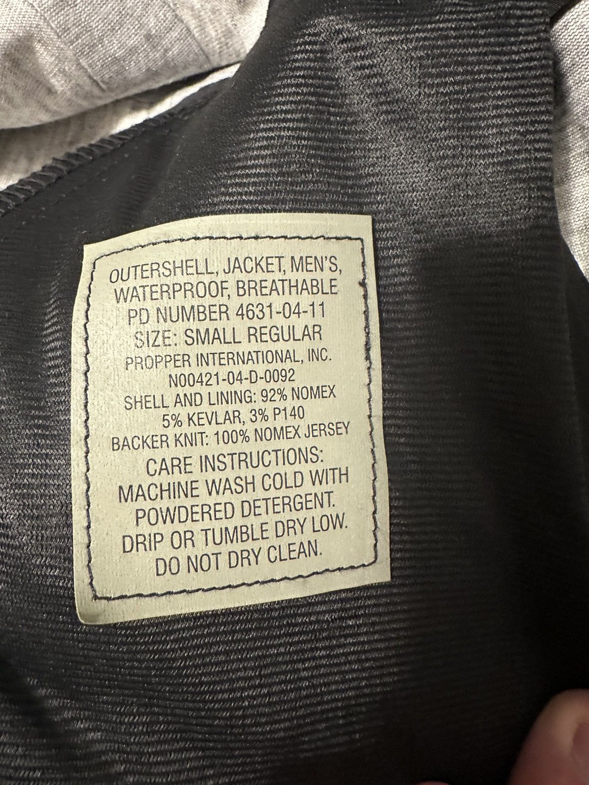 Vintage FLIGHT JACKET GORE-TEX AIRCREW PILOT COAT w/ HOOD Size US M / EU 48-50 / 2 - 12 Thumbnail