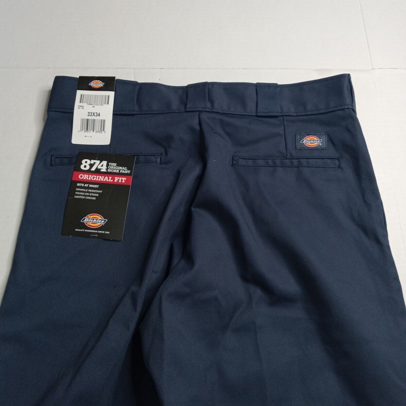 Dickies Dickies 874 Work Pants Men's 33x34 Blue Original Fit Size US 33 - 7 Thumbnail