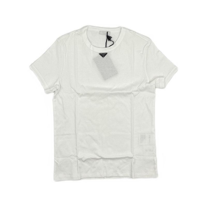 Prada PRADA SS23 White Short Sleeve TShirt-2506 Size US L / EU 52-54 / 3 - 2 Thumbnail