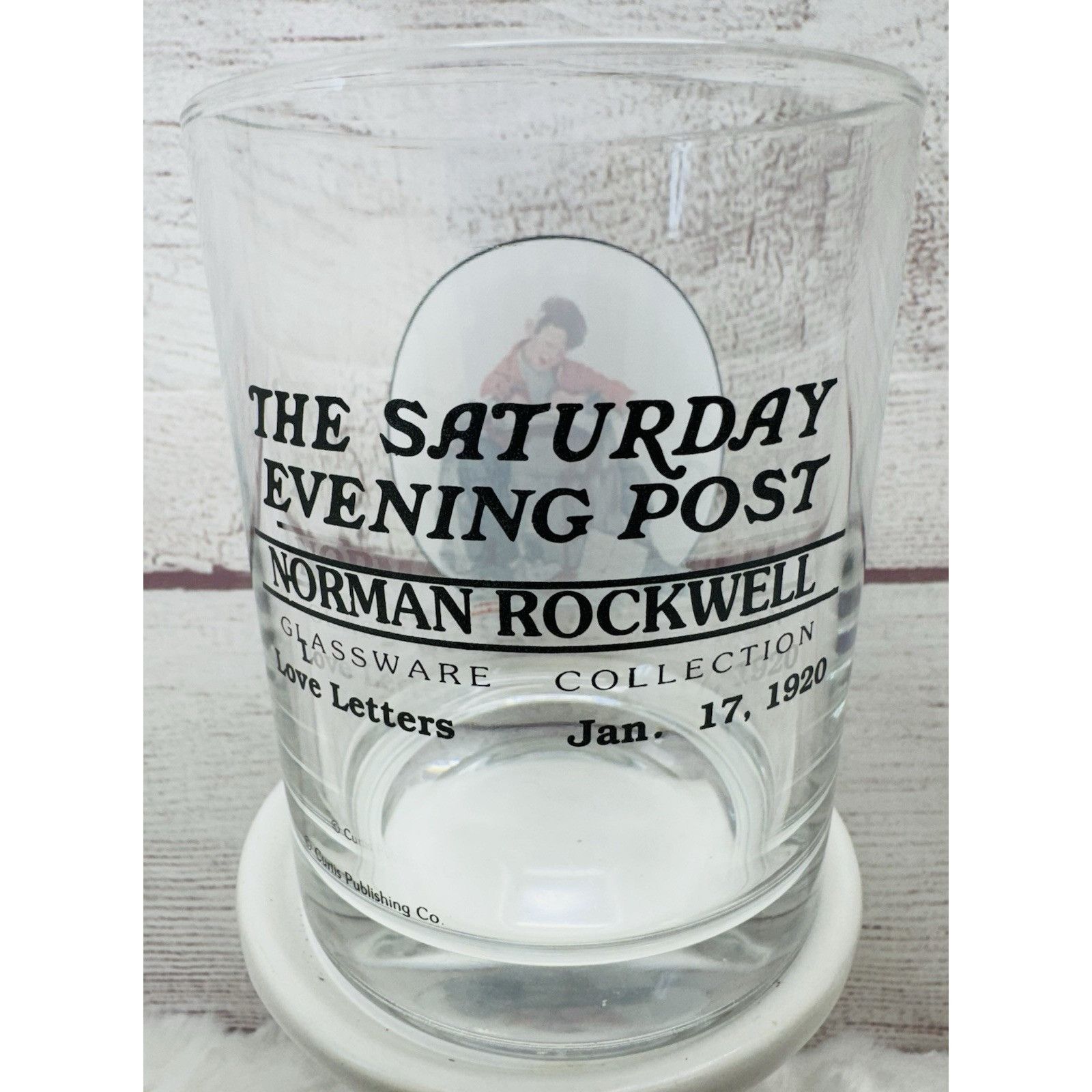 Other Norman Rockwell Saturday Evening Post "LOVE LETTERS" Glass T Size ONE SIZE - 2 Thumbnail