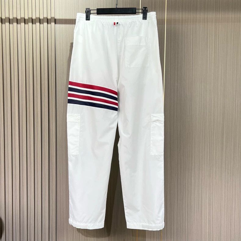 Thom Browne Thom Browne size4 Nylon striped trousers Size US 28 / EU 44 - 2 Thumbnail