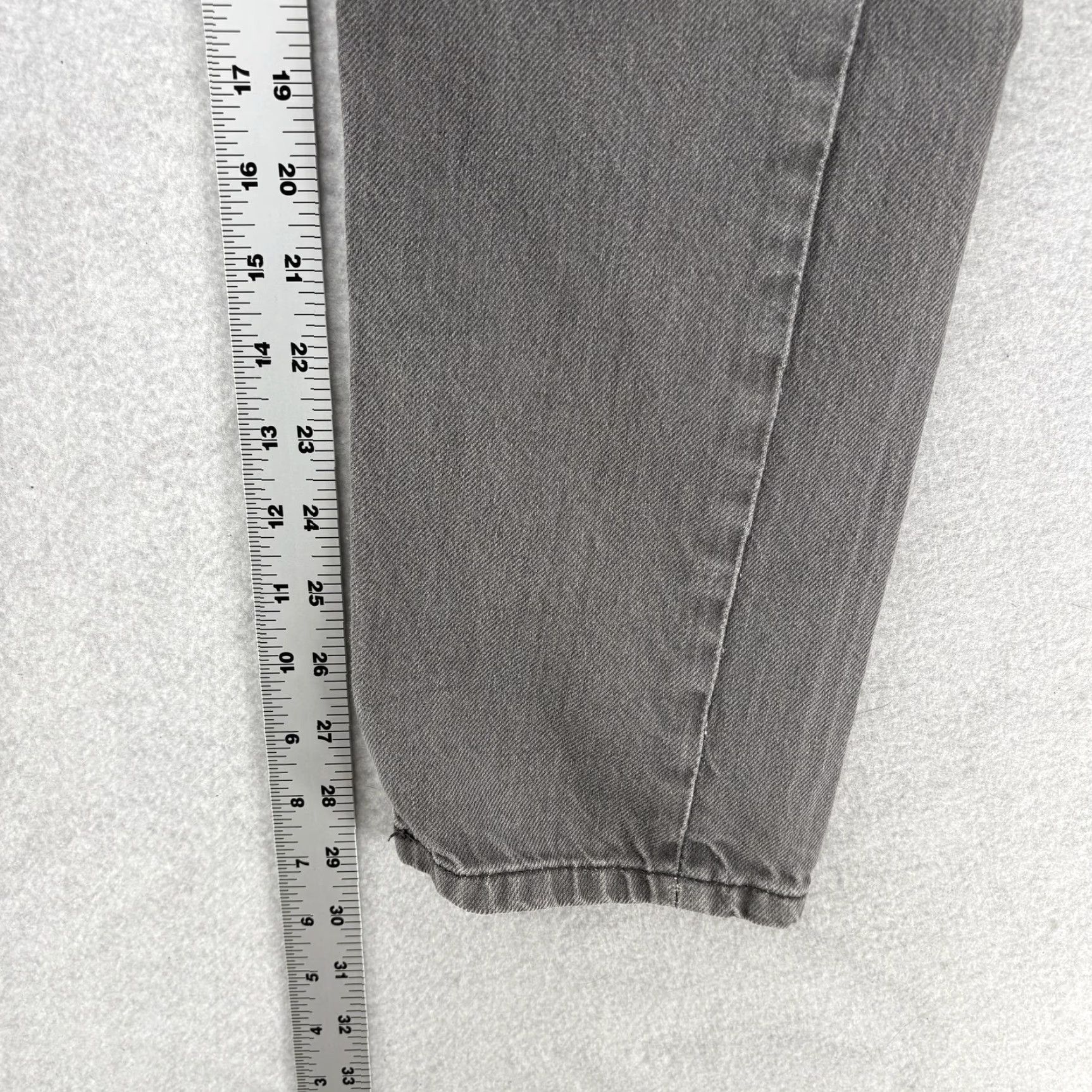 Levi's Levi's Jeans Mens 28x30 Gray Regular Tapered Leg 508 Denim 5-Pocket Zip Fly Belt Loops Size US 28 / EU 44 - 7 Thumbnail