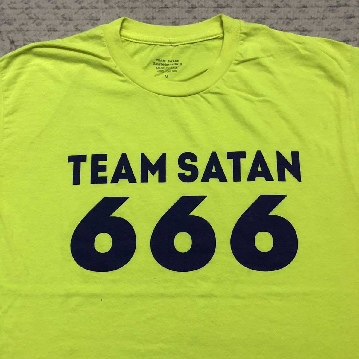 Other Rare Team Satan ‘666’ Skateboarding Tees Size US M / EU 48-50 / 2 - 2 Thumbnail