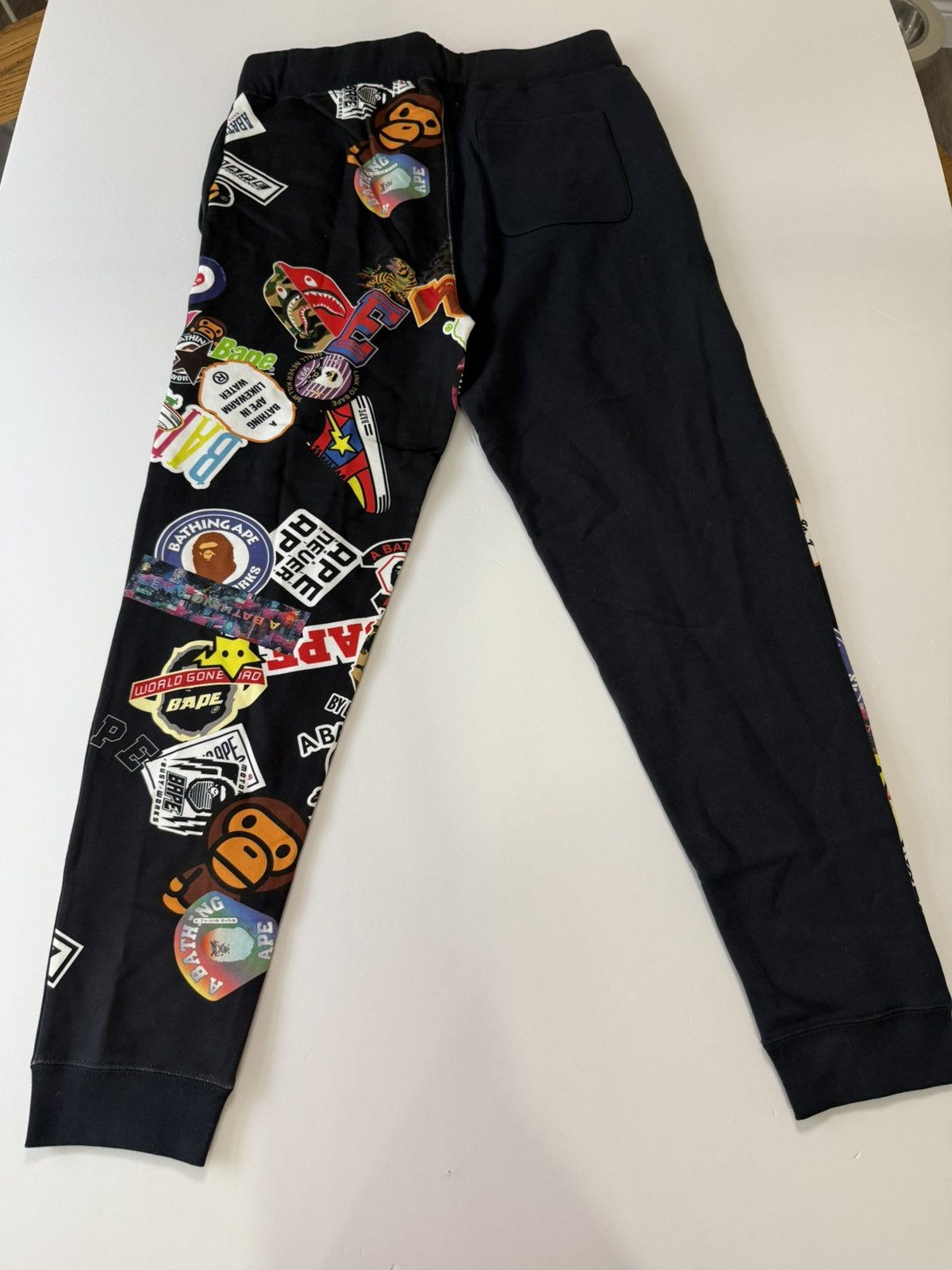 Bape Bape Graphic Joggers Size US 40 / EU 56 - 3 Thumbnail