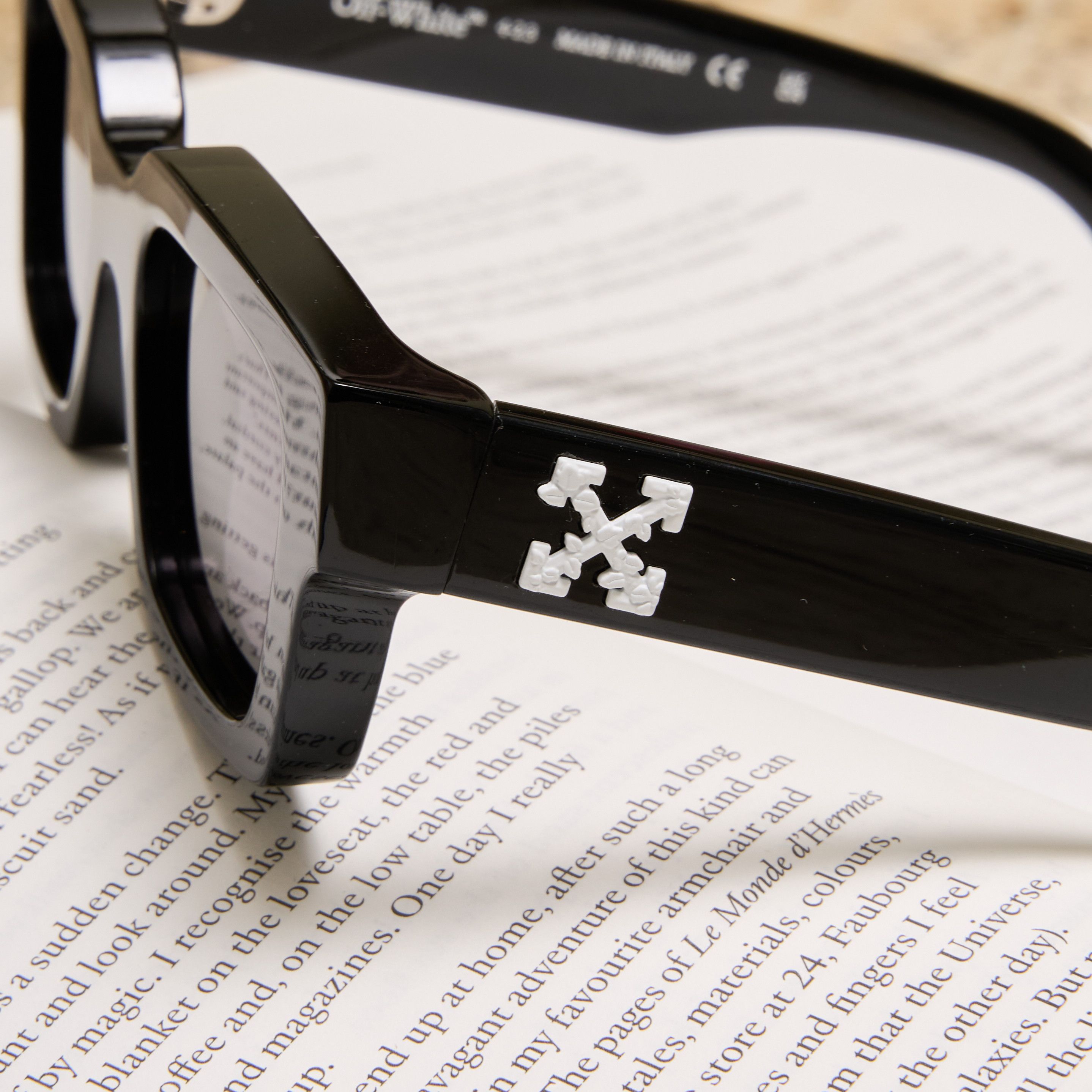 Off-White OFF WHITE Virgil Square Frame Sunglasses BLACK Size ONE SIZE - 4 Thumbnail