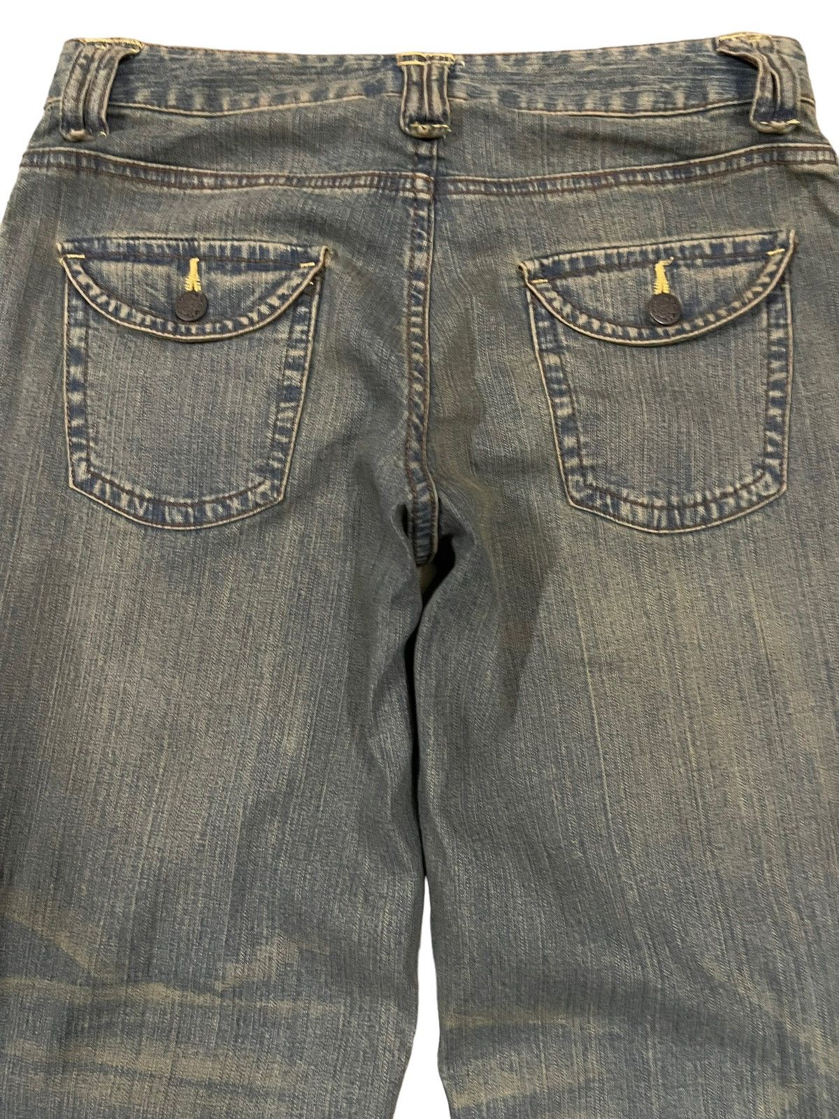 Hysteric Glamour Vintage Japanese Brand Faded Wash Style Bootcut Jeans Size US 30 / EU 46 - 5 Thumbnail