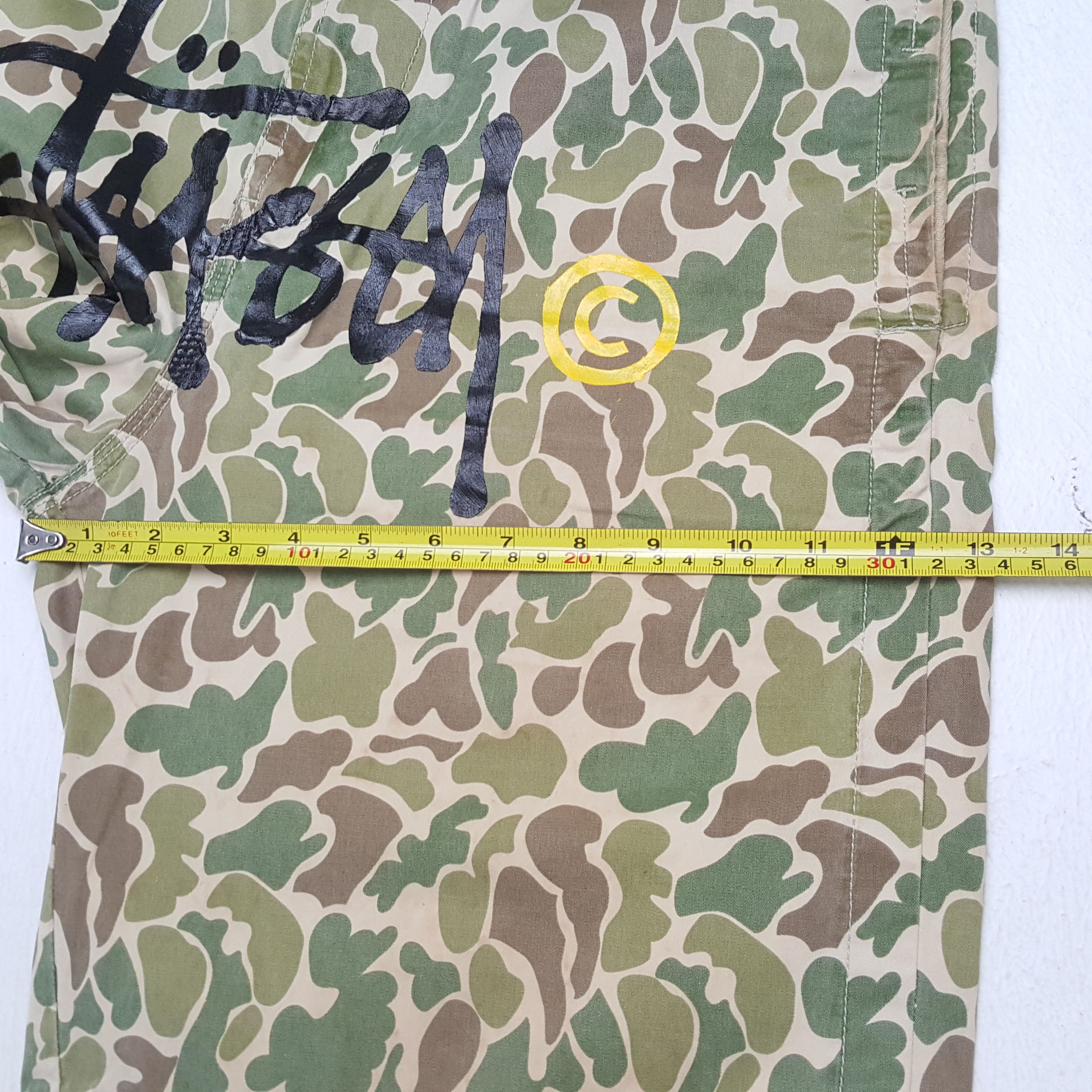 Stussy × Vintage STUSSY Streetwear Custom Art Logo Style Short Pants Size US 30 / EU 46 - 5 Thumbnail