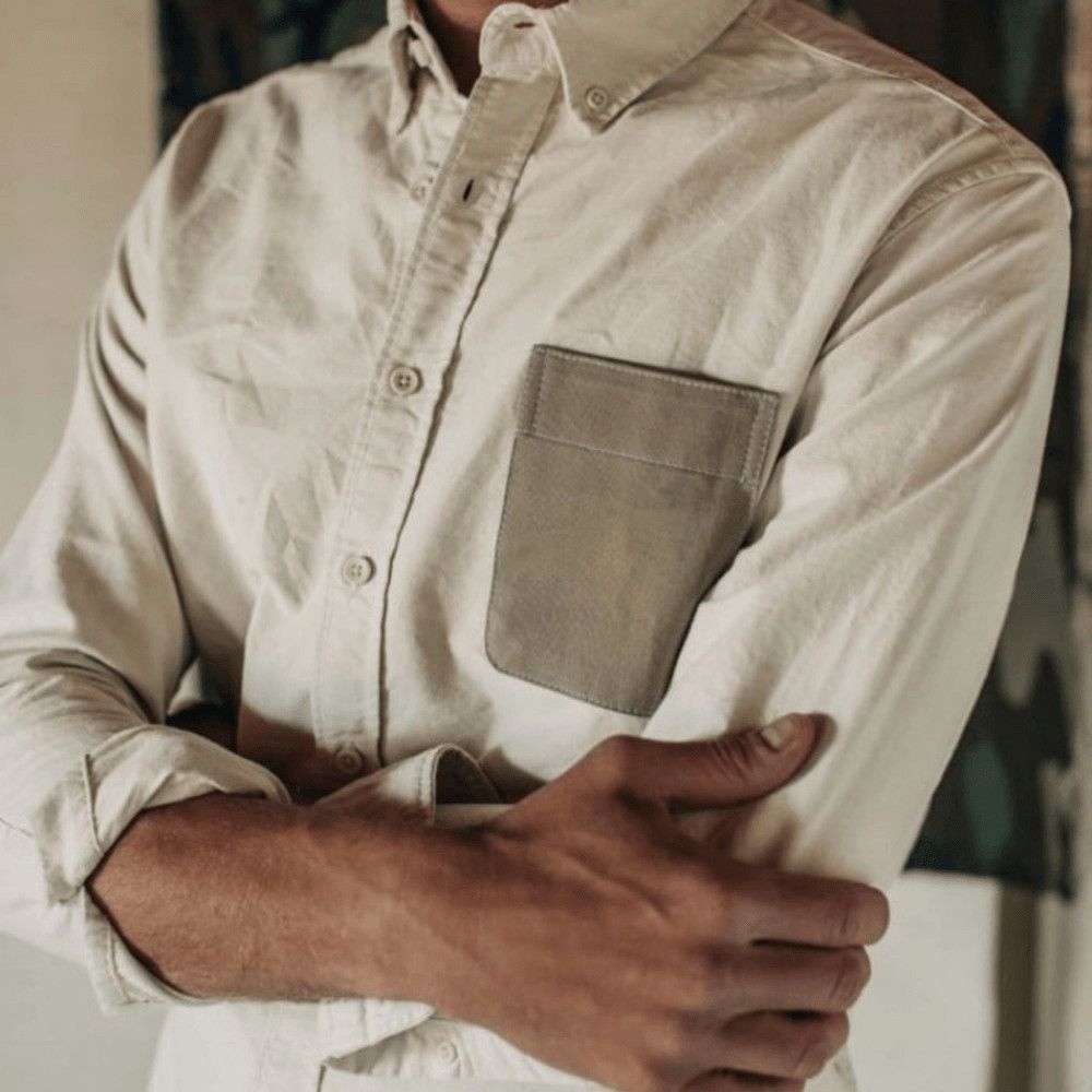 Taylor Stitch Taylor Stitch the Atelier and Repairs Jack in White Oxford S Size US S / EU 44-46 / 1 - 5 Thumbnail