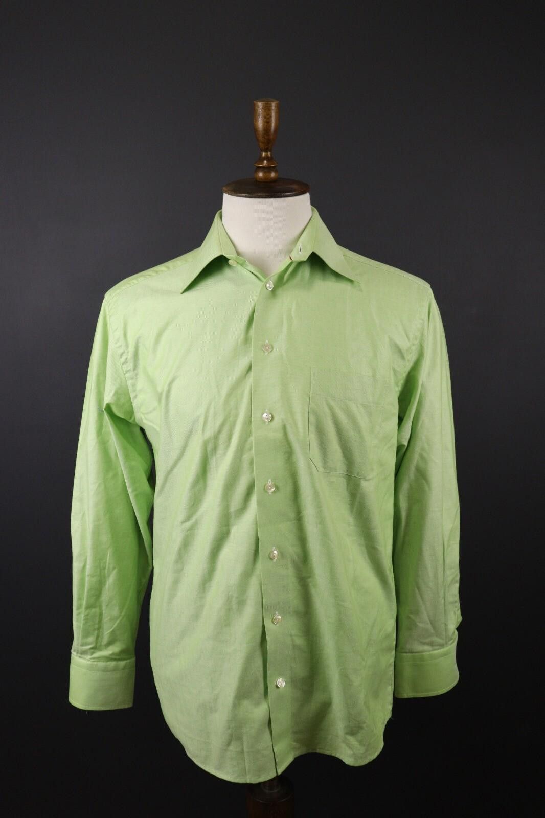 Eton Eton Ganghester 1928 Green Button Down Shirt Size 40 / 15 Size US M / EU 48-50 / 2 - 1 Thumbnail