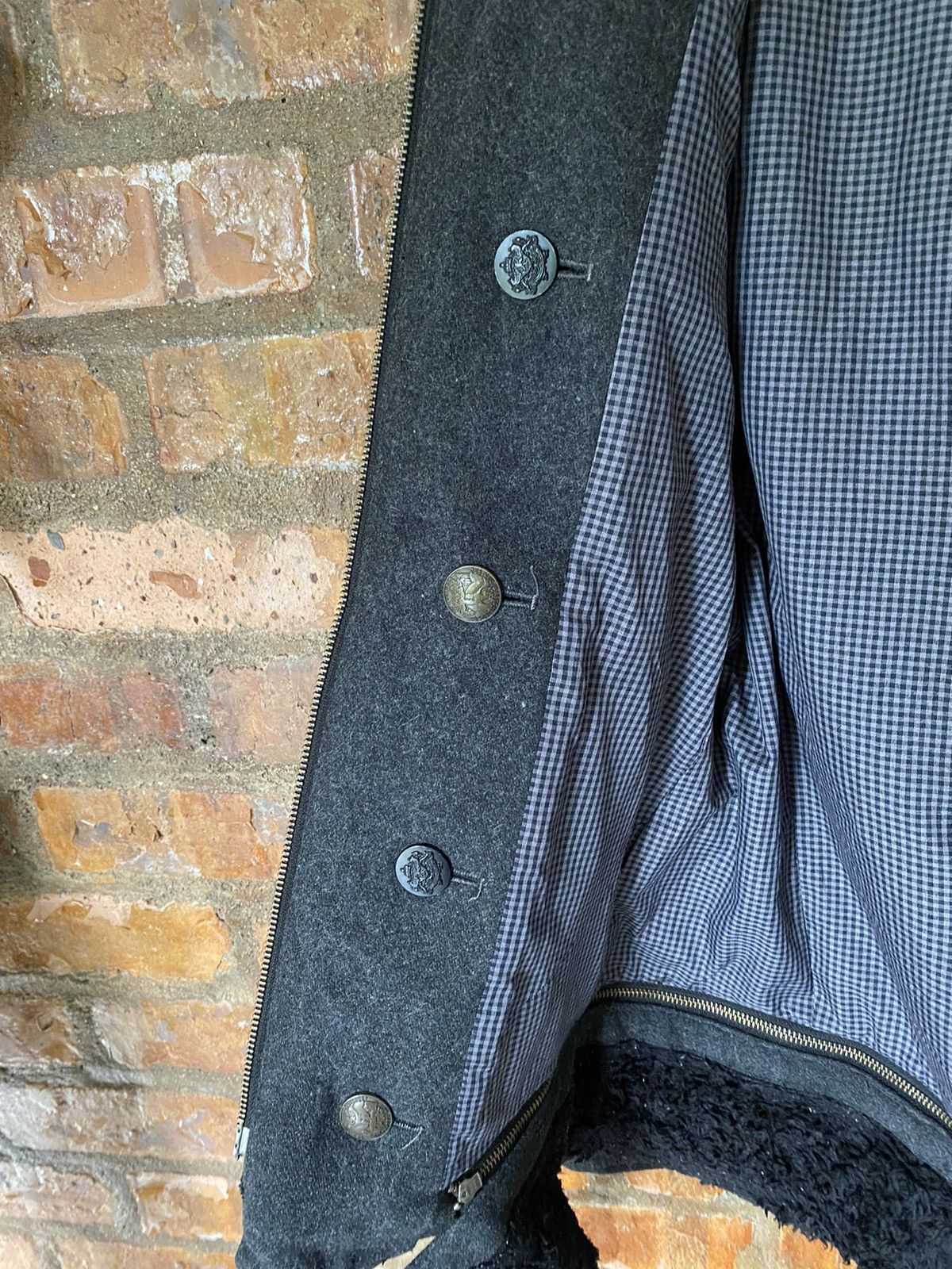 PPFM 2000s PPFM Punk Napoleon Hem removable Wool Jacket Size US M / EU 48-50 / 2 - 21 Thumbnail