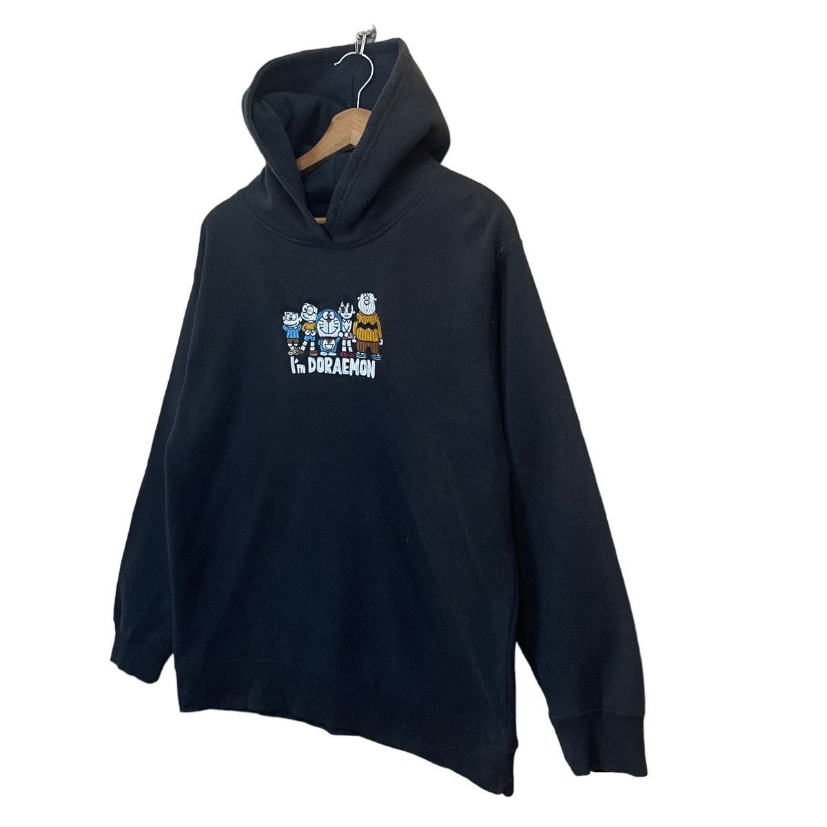 Anime I AM DOREAMON BIG LOGO PULLOVER HOODIE Size US M / EU 48-50 / 2 - 3 Thumbnail